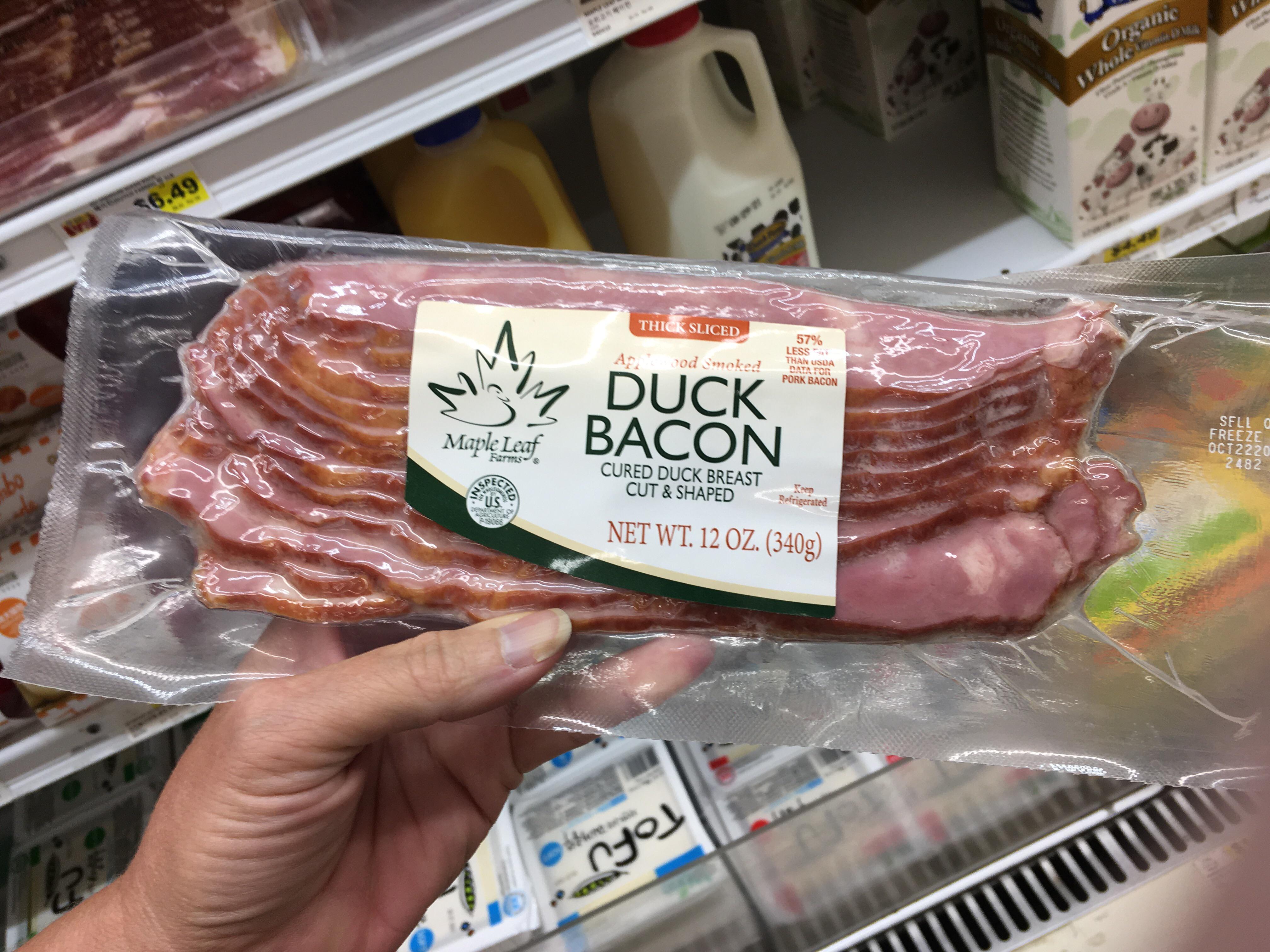 Found duck bacon at a Korean grocery store today. r/mildlyinteresting