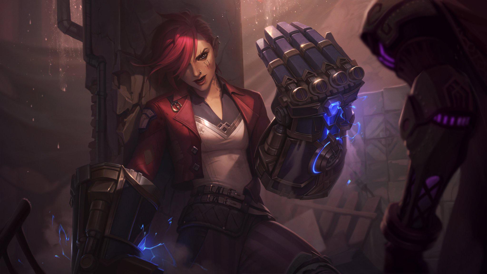 League Of Legends Vi Splash Art