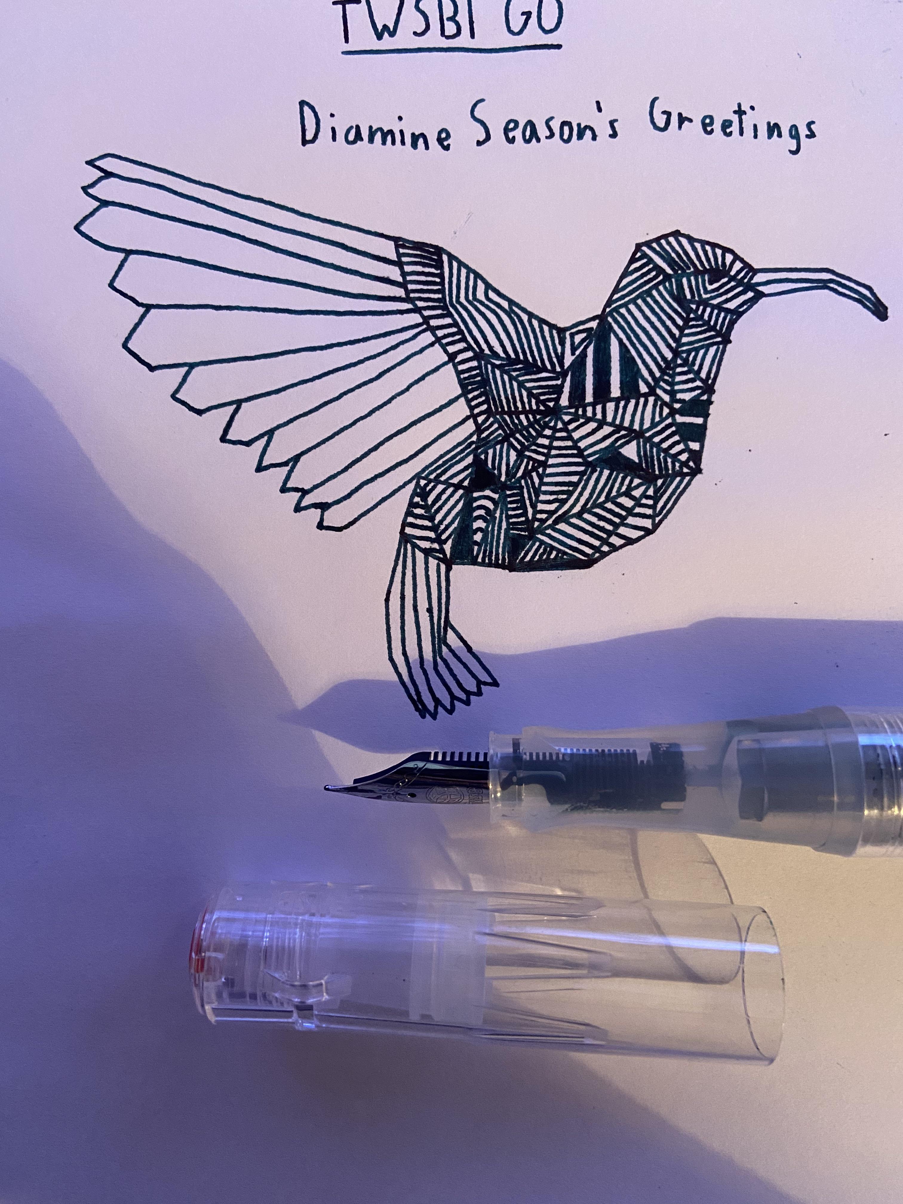 Loving my first quality fountain pen! With good lighting, the ink is a