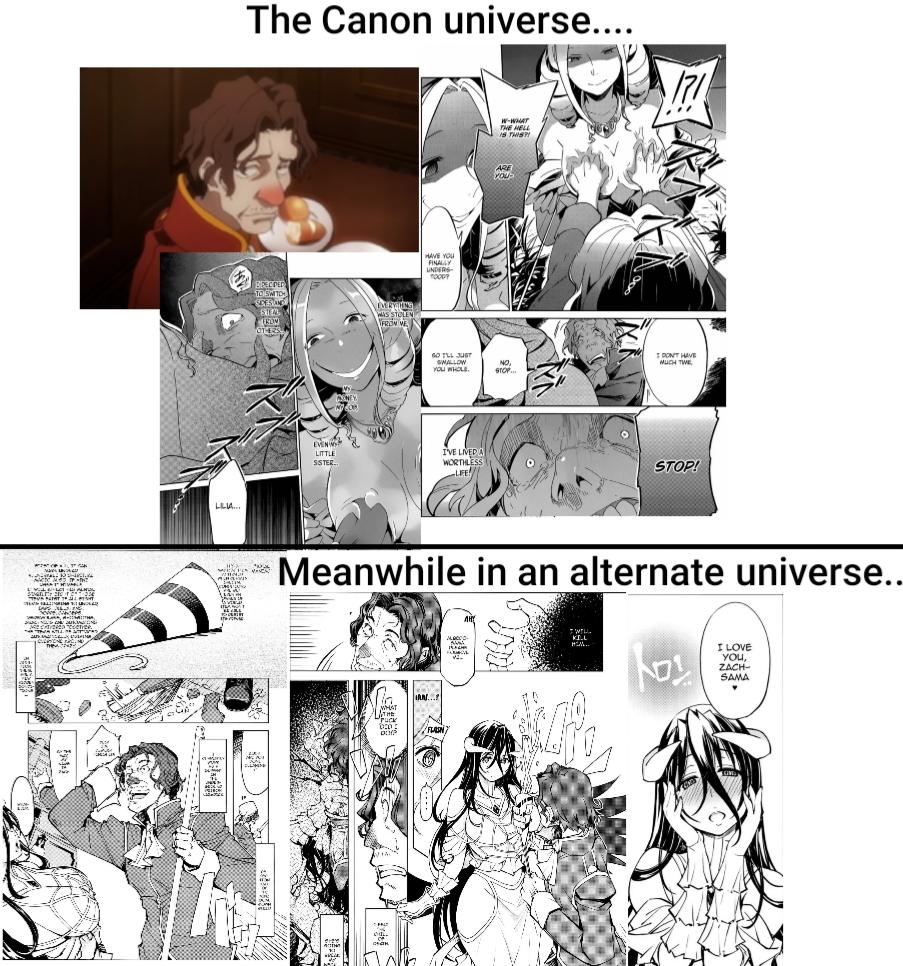 Zach is living his best life in Overlord Bonus Volume Doujin boogaloo.... overlord