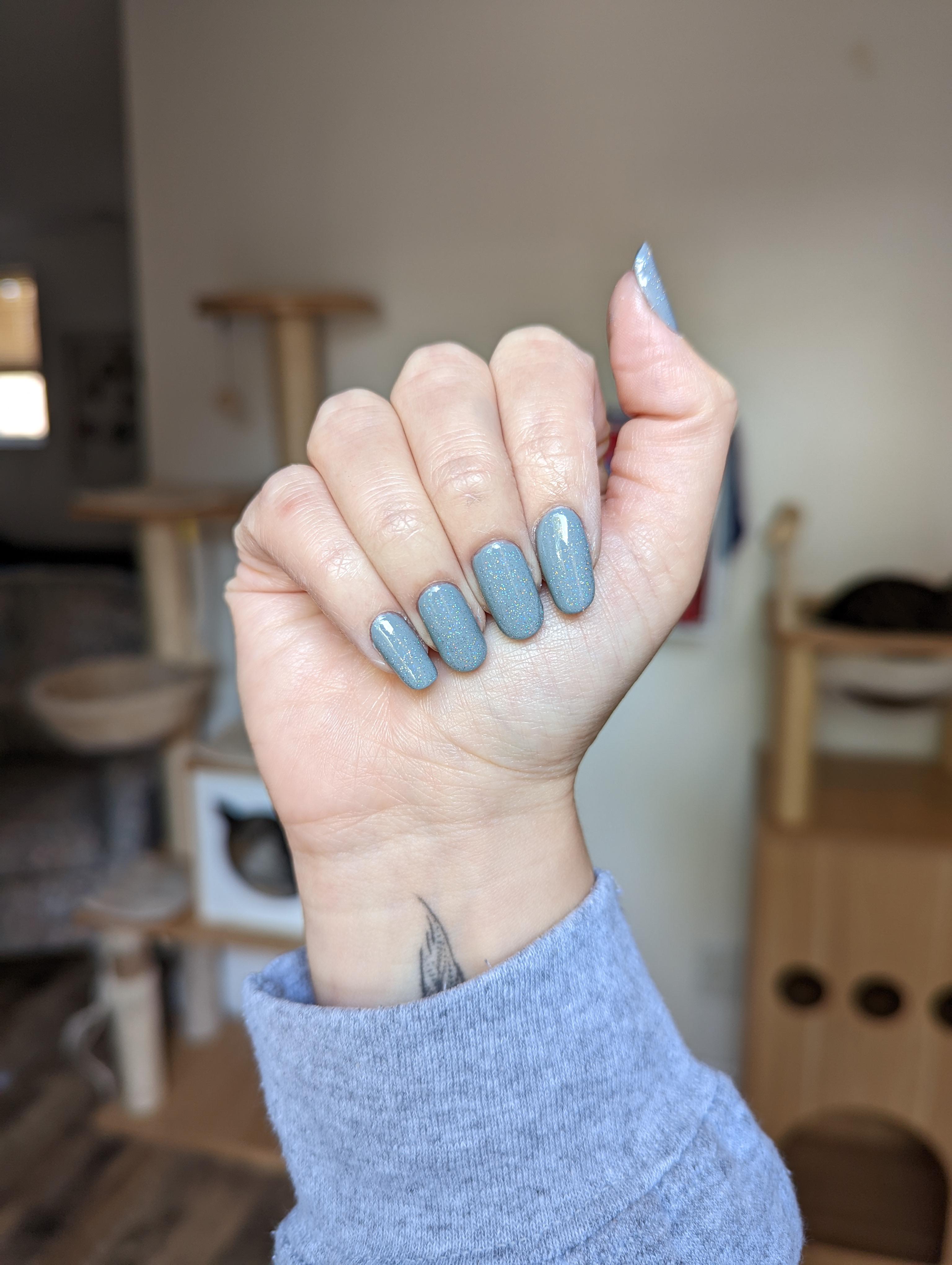 Duct tape grey and scattered Holo) desperately awaiting the arrival of