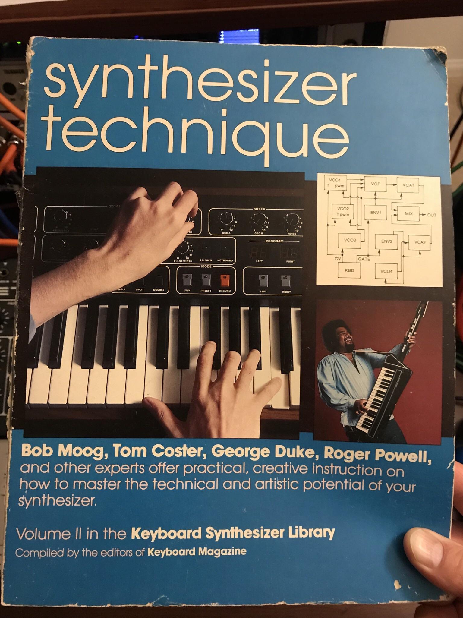 Yeah, synth books! I’ve got one too! r/synthesizers