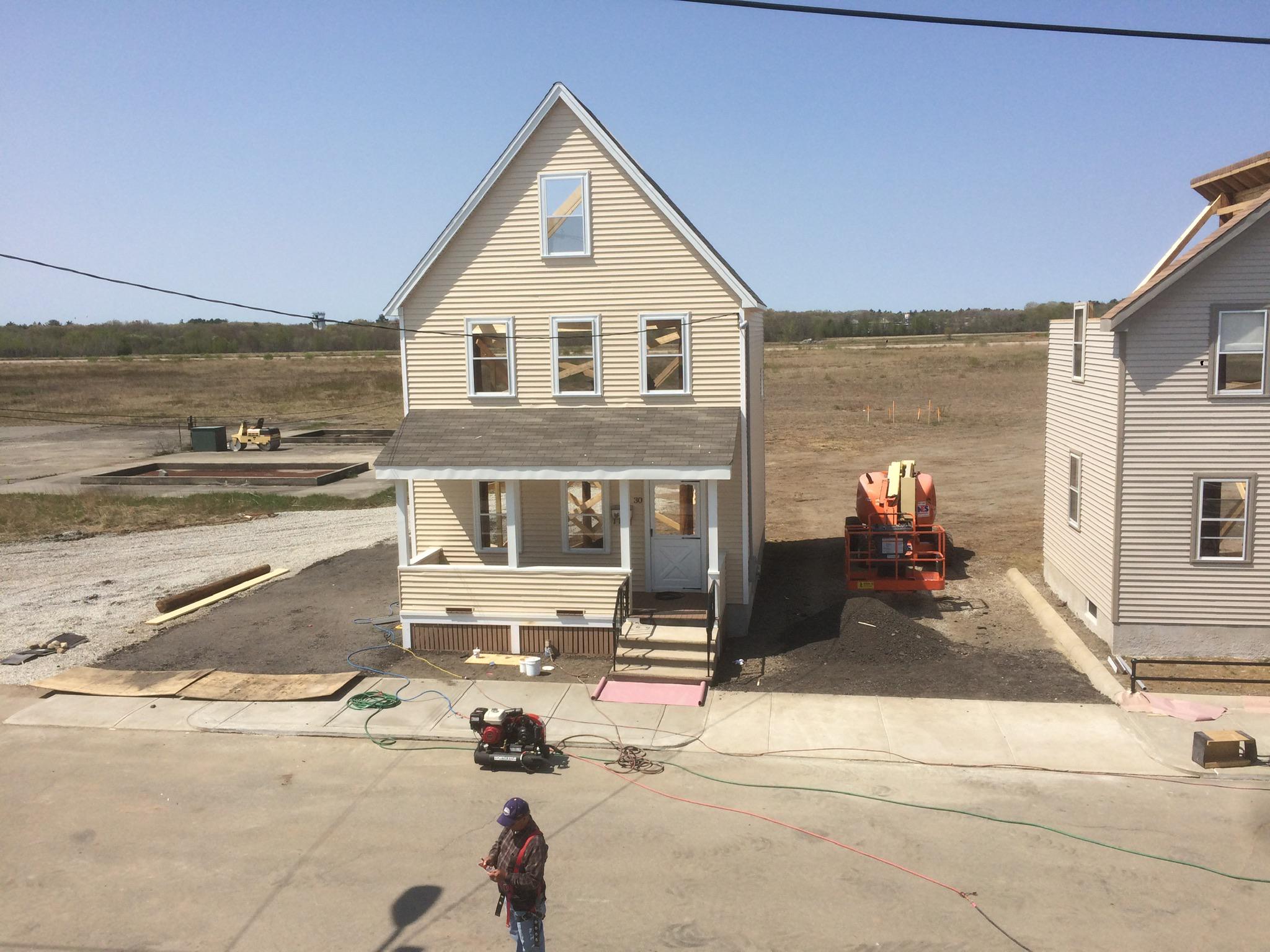 The fake house from yesterday, before it was filmed. r/AbandonedPorn
