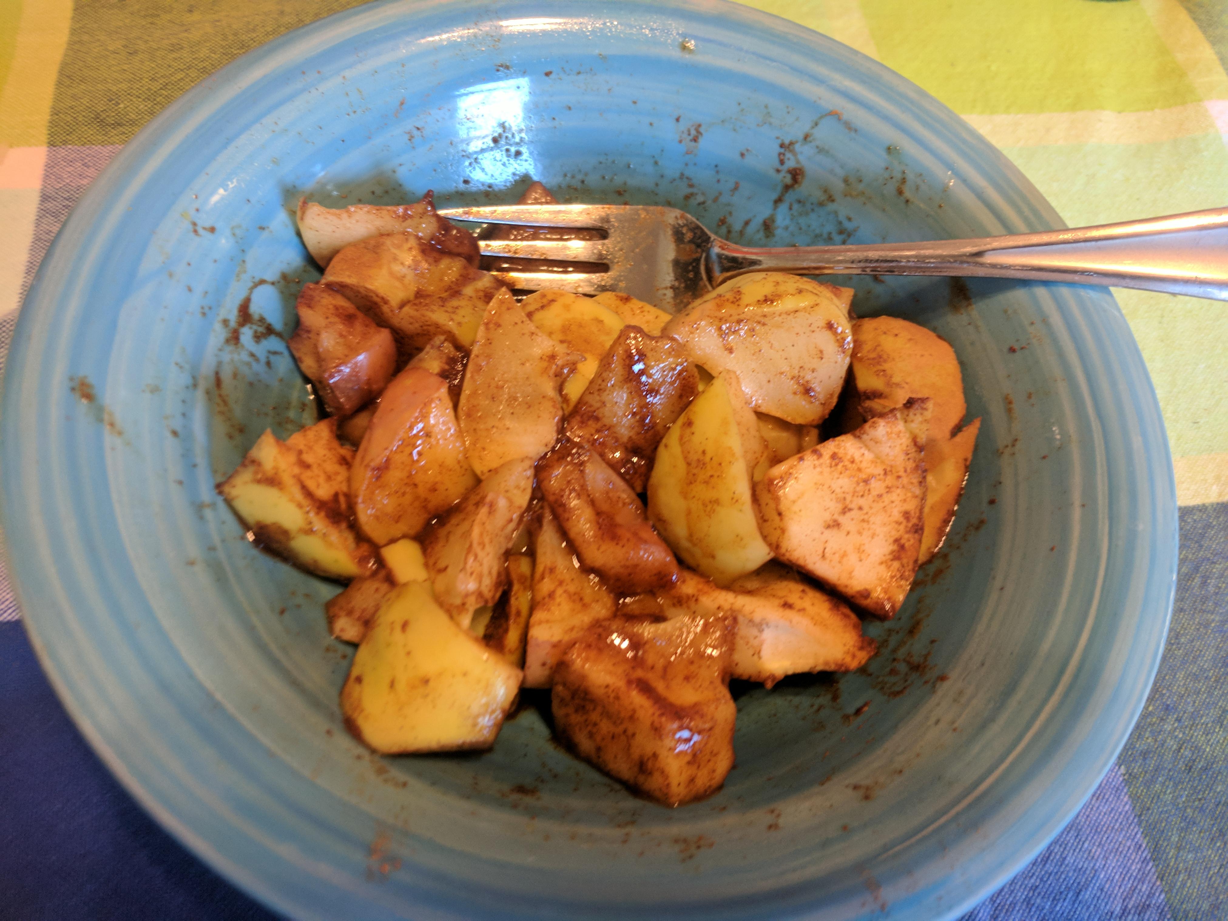 When you kinda want baked apples for breakfast, but your lazy and want