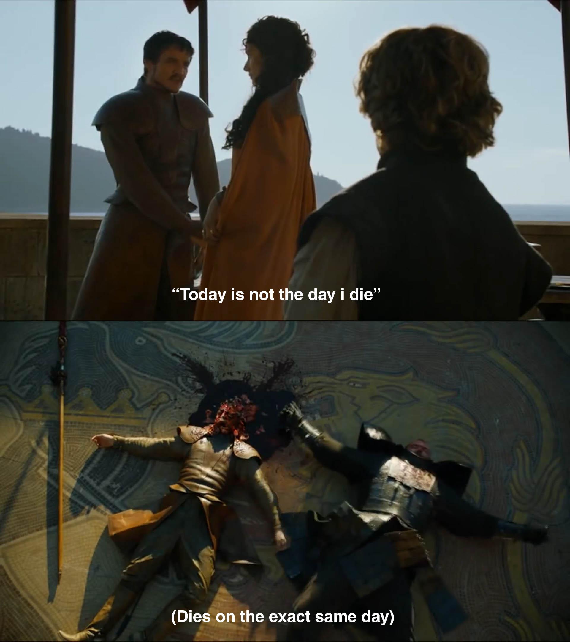 Oberyn Martell Death Scene