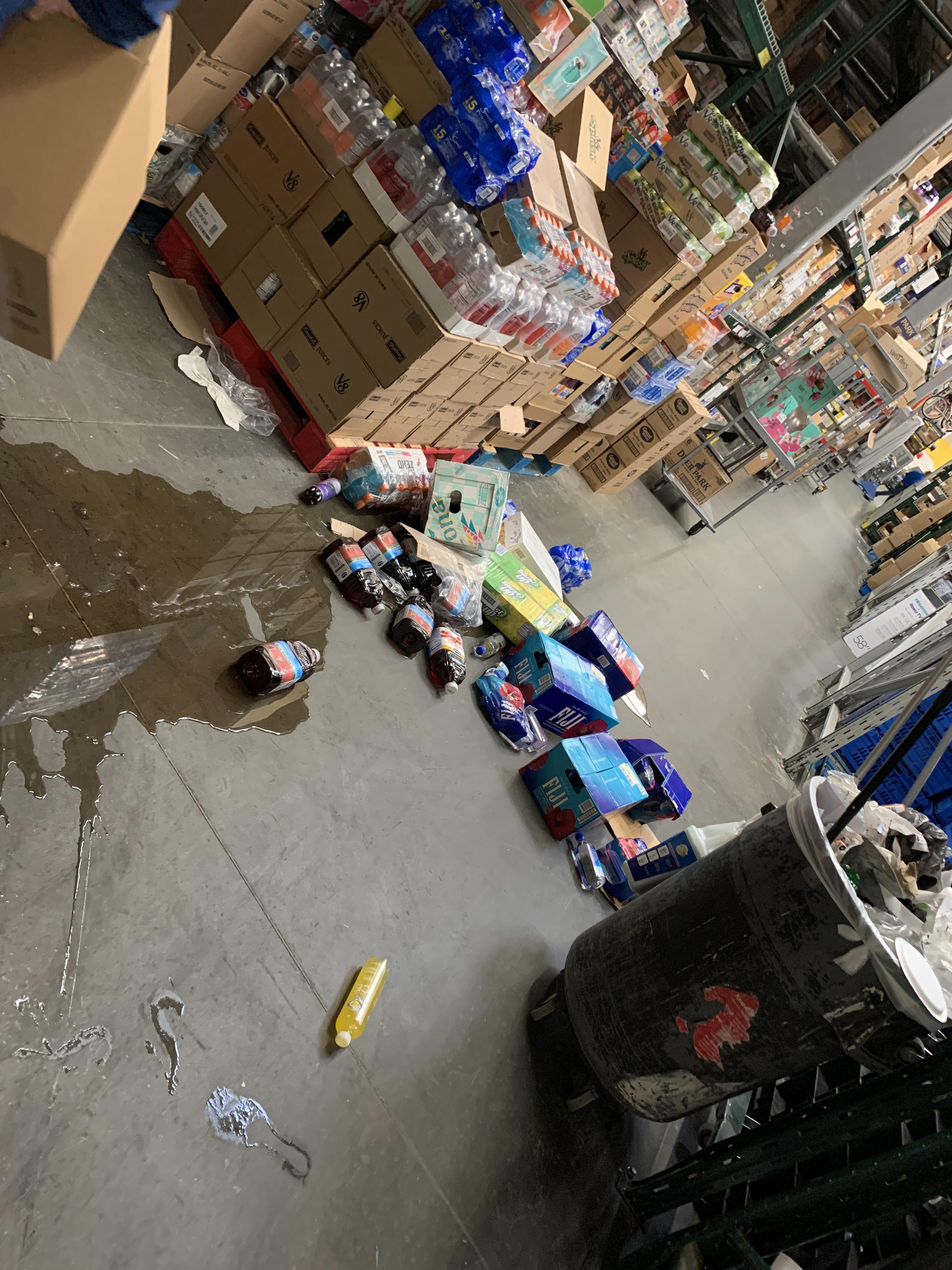 Went to bring my Chemicals overstock to the back so I could Bin and had this blocking my way