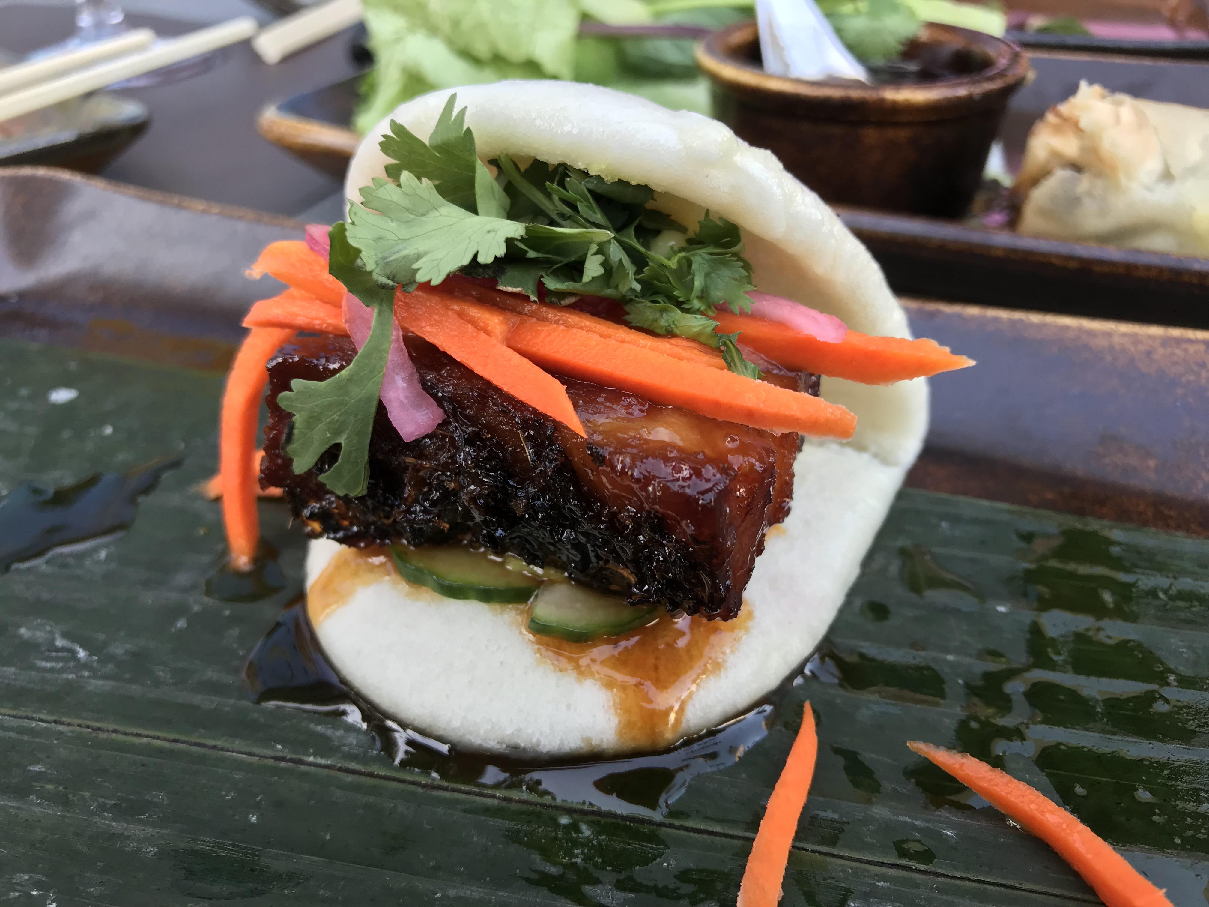 [I ate] Glazed Pork Belly Buns food