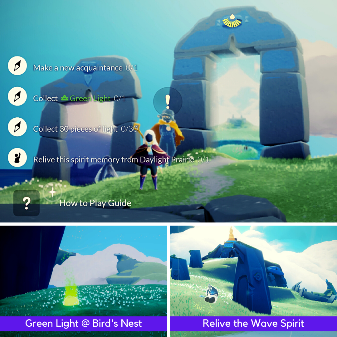 9th April Daily Quest (Daylight Prairie) Collect Green Light (Birds