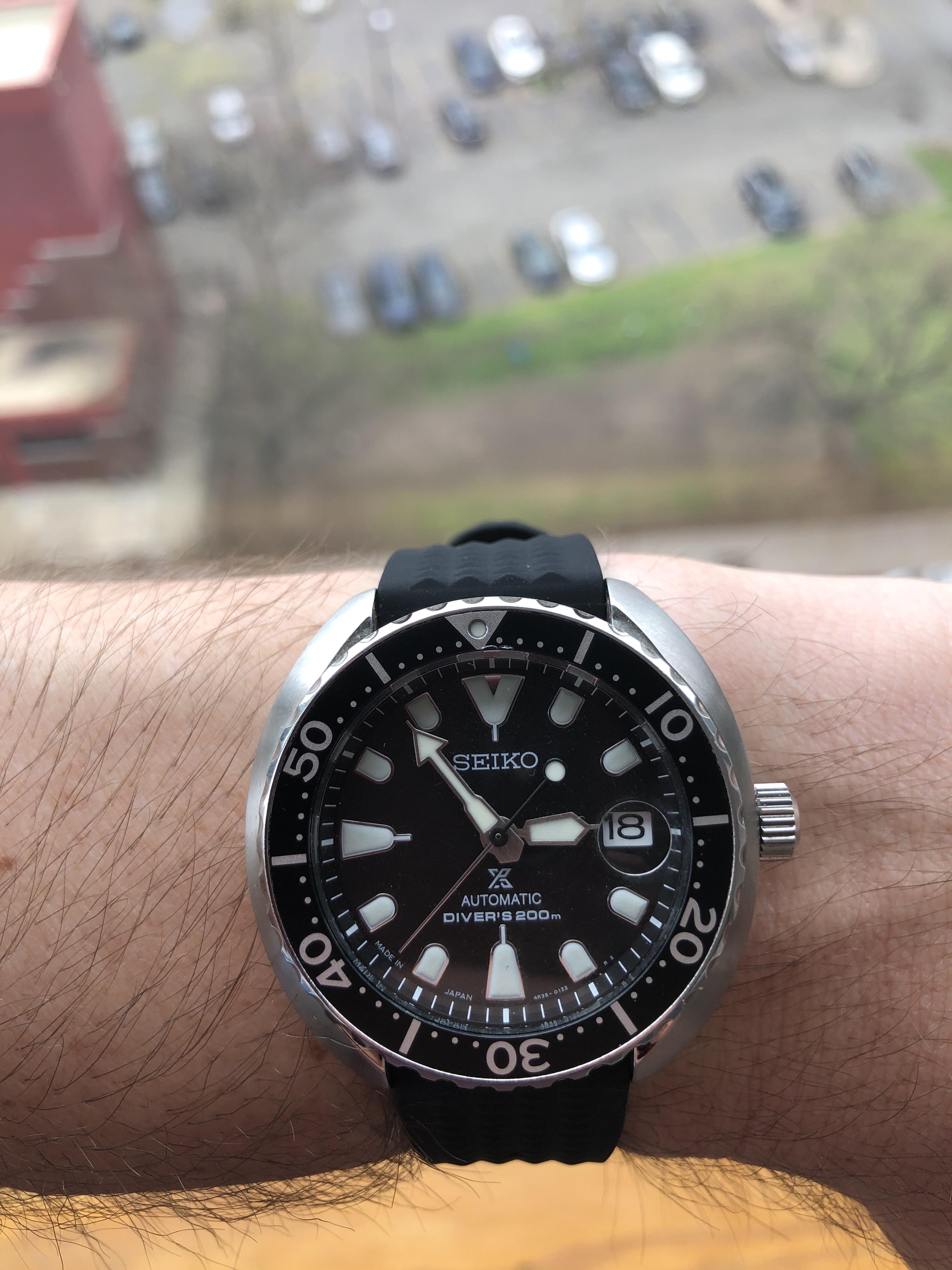 [WTS] Seiko Mini Turtle SRPC35j1 on rubber strap 250 obo Watchexchange