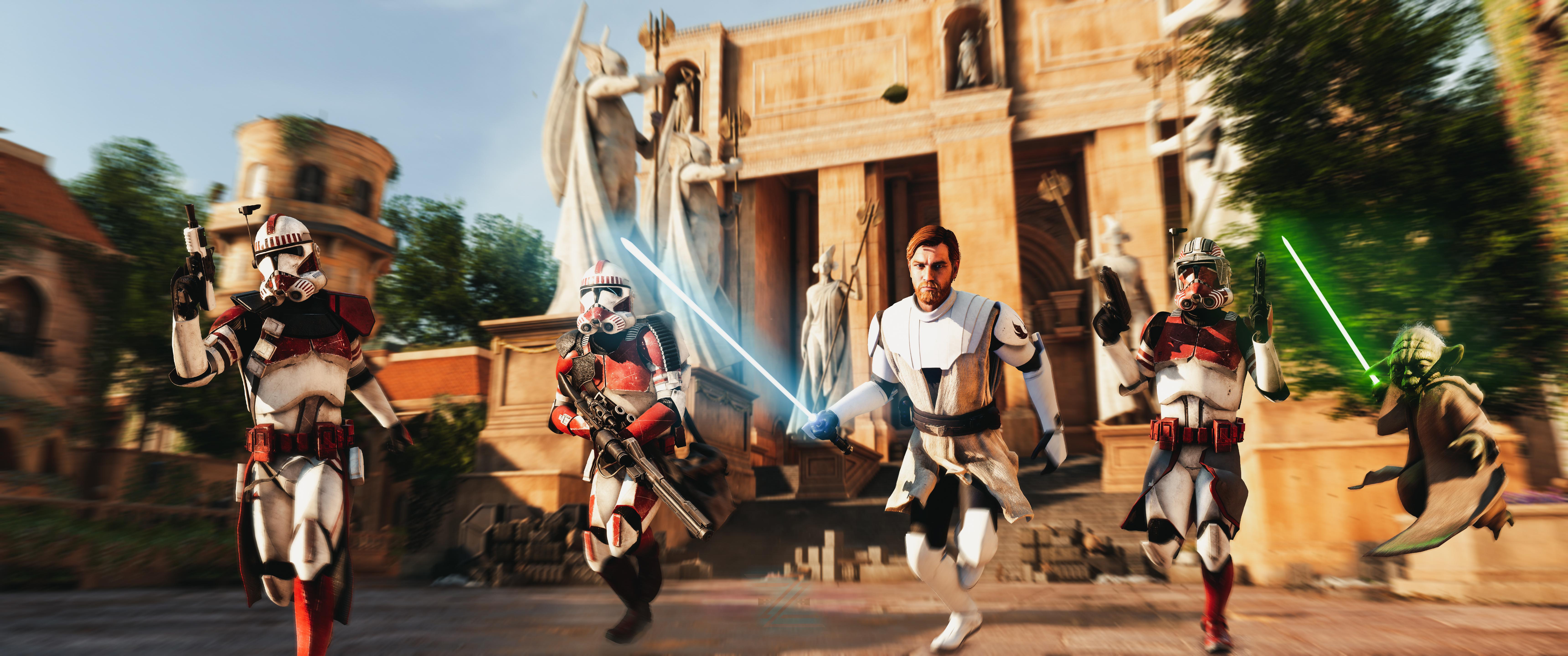 "Operations on Naboo" General Kenobi, Commando Thorn & Master Yoda in