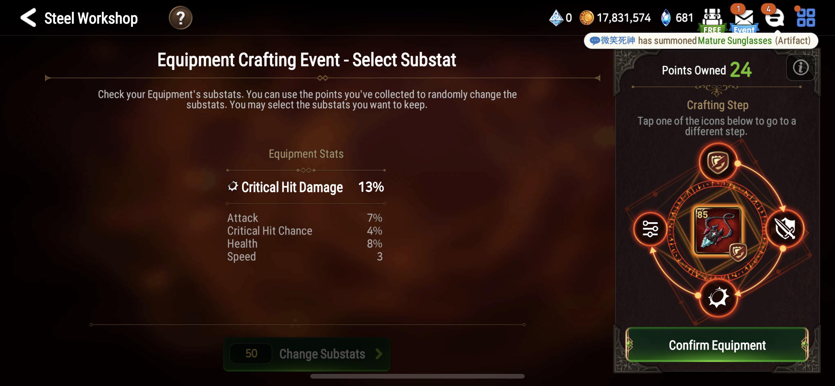 Is this good, or should I keep rerolling? EpicSeven