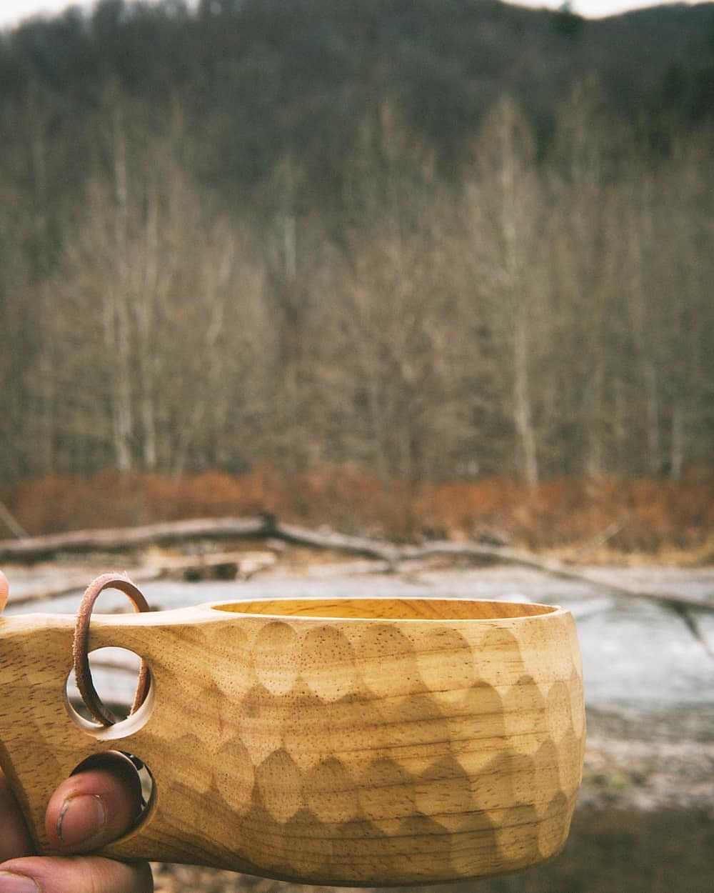 Enjoying the view at Esopus Creek in Allaben, NY. r/Bushcraft