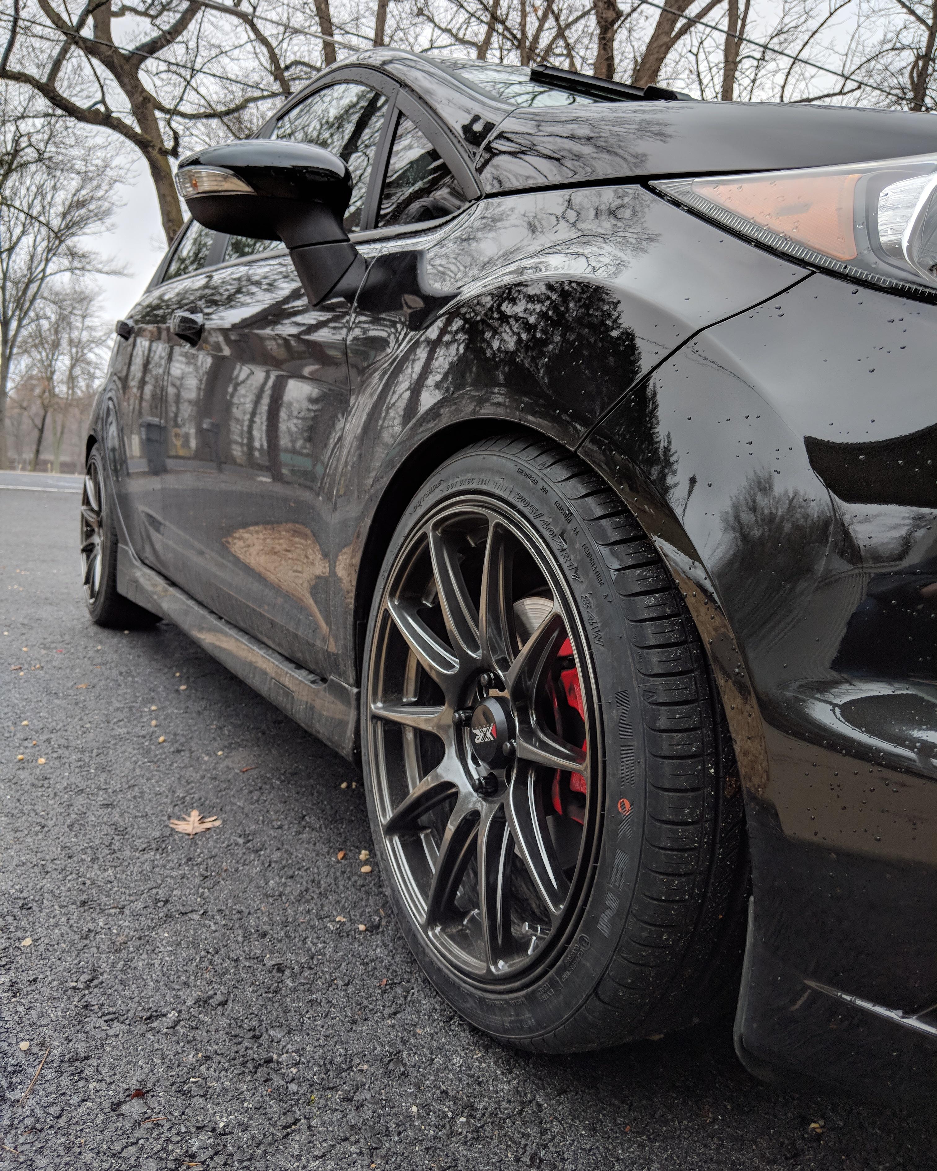 Coilovers and new wheels. r/FiestaST