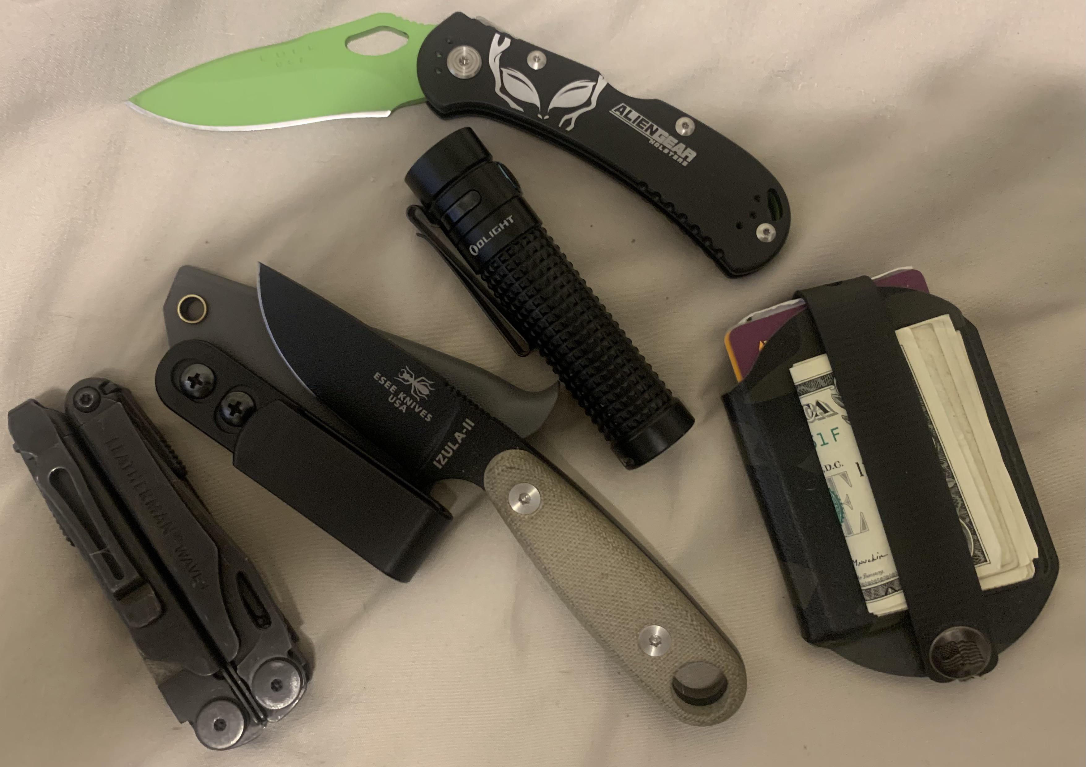 Everyday carry pocket dump r/EDC