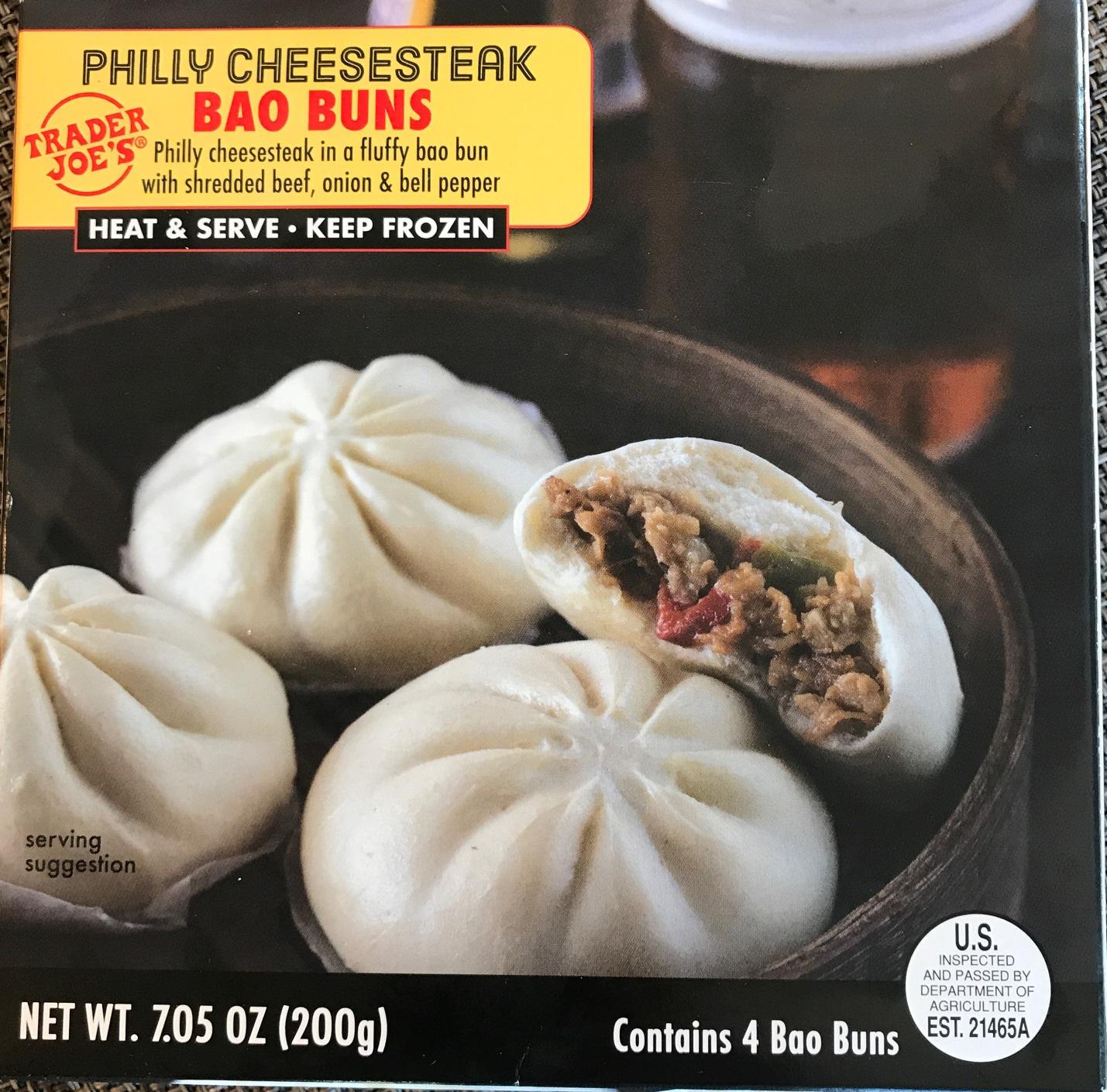 Trader Joe's Philly Cheesesteak Bao Buns were just OK for me. I was
