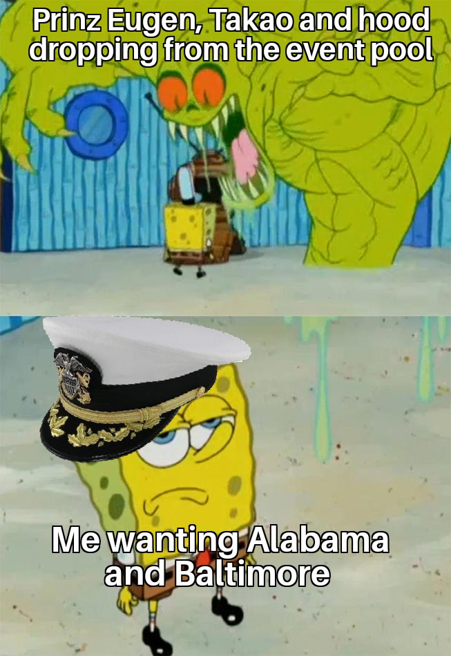 I even tried singing Sweet home Alabama for her to come out ffs AzureLane