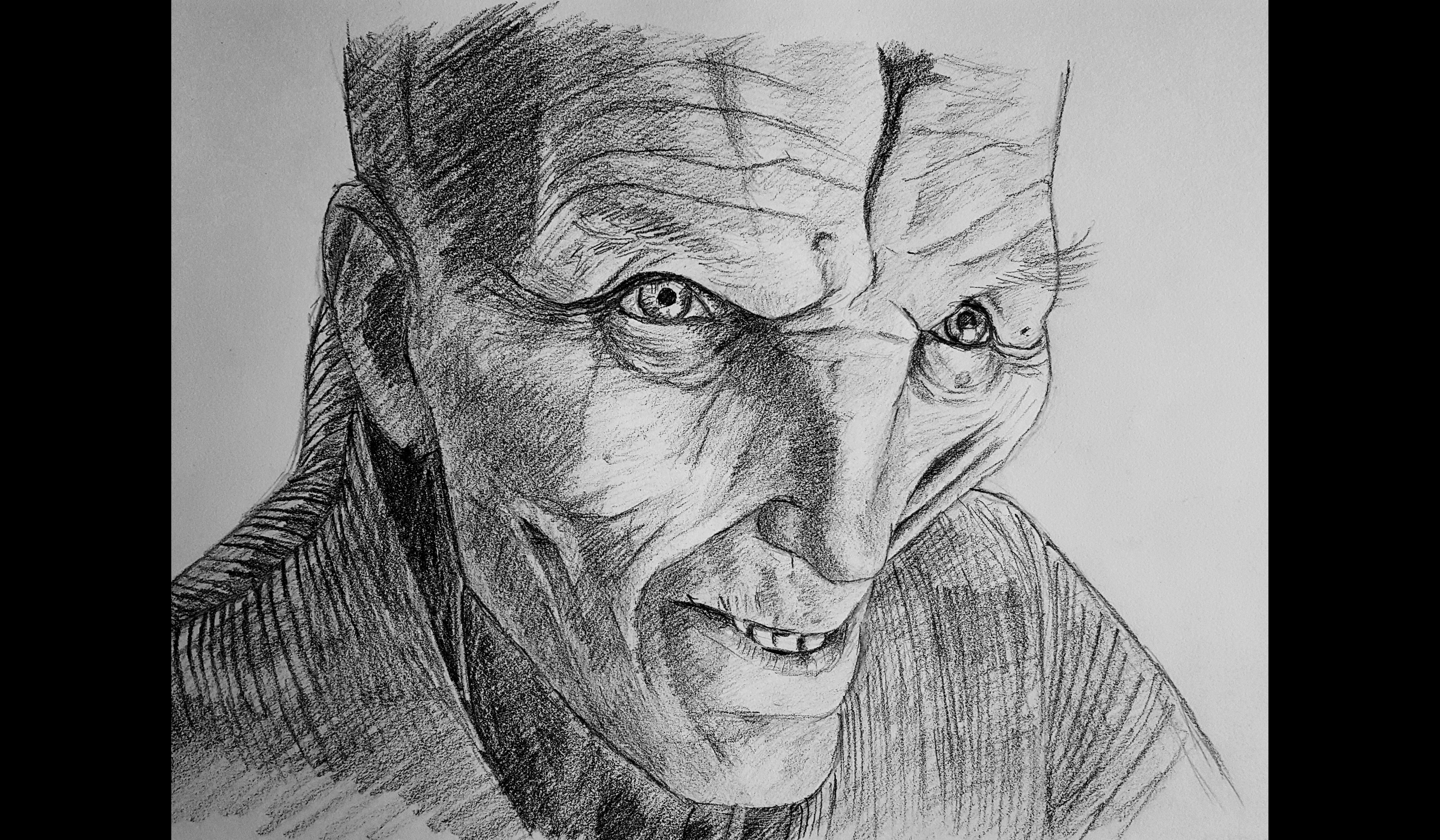 Made a drawing of Snoke after watching The Last Jedi! StarWars