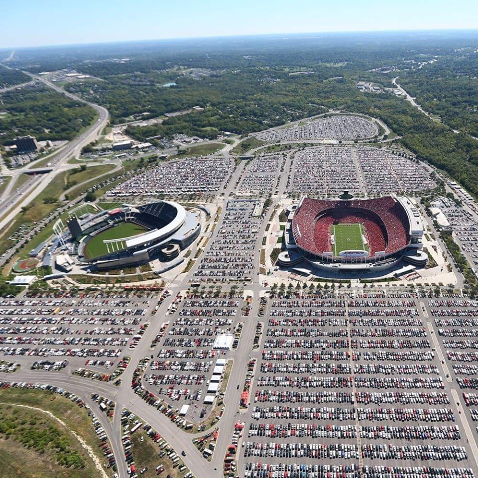 The Truman Sports Complex, Kansas City, Missouri r/UrbanHell
