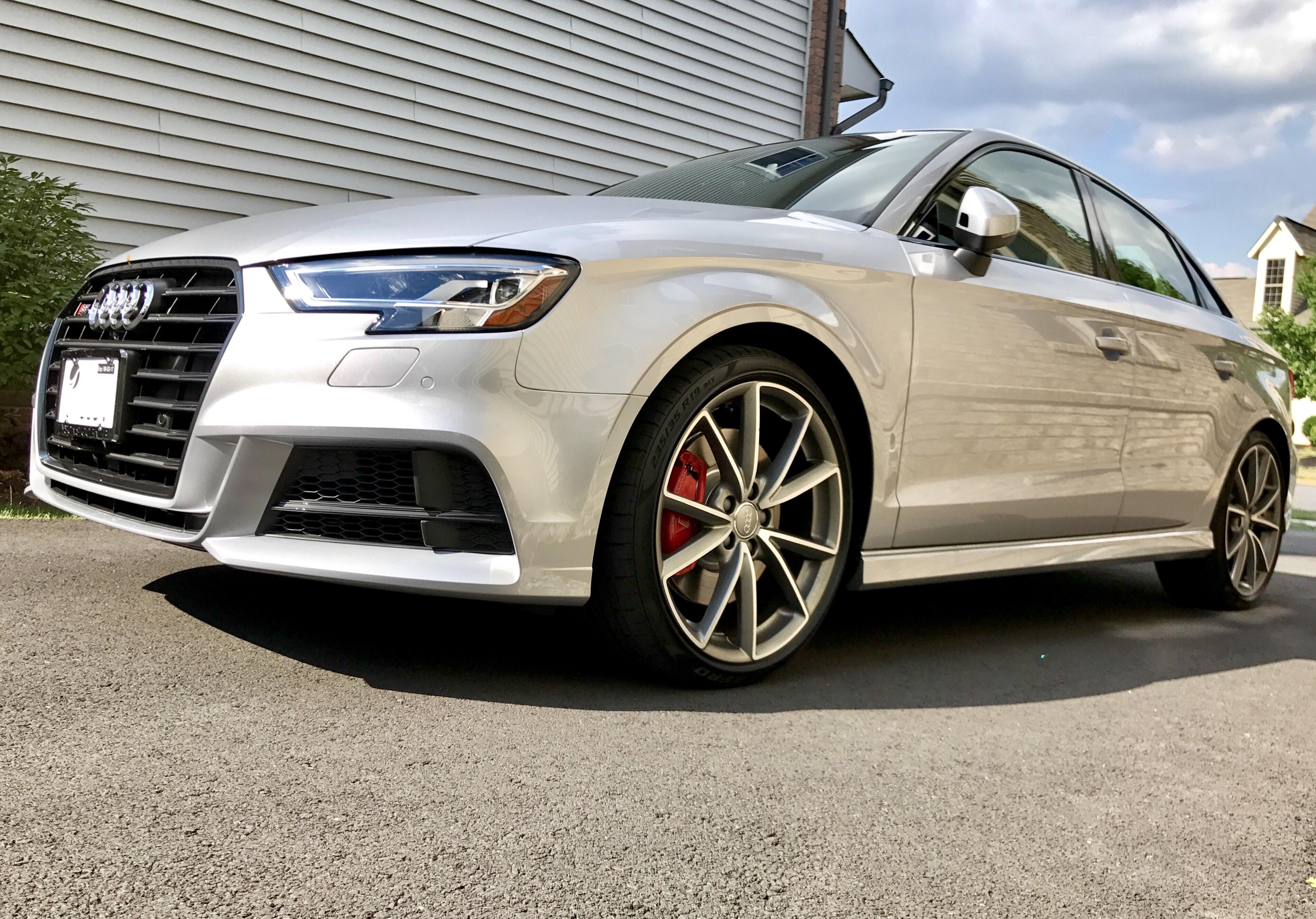 New baby pic...'17 Florett Silver S3 with Black Optics Audi