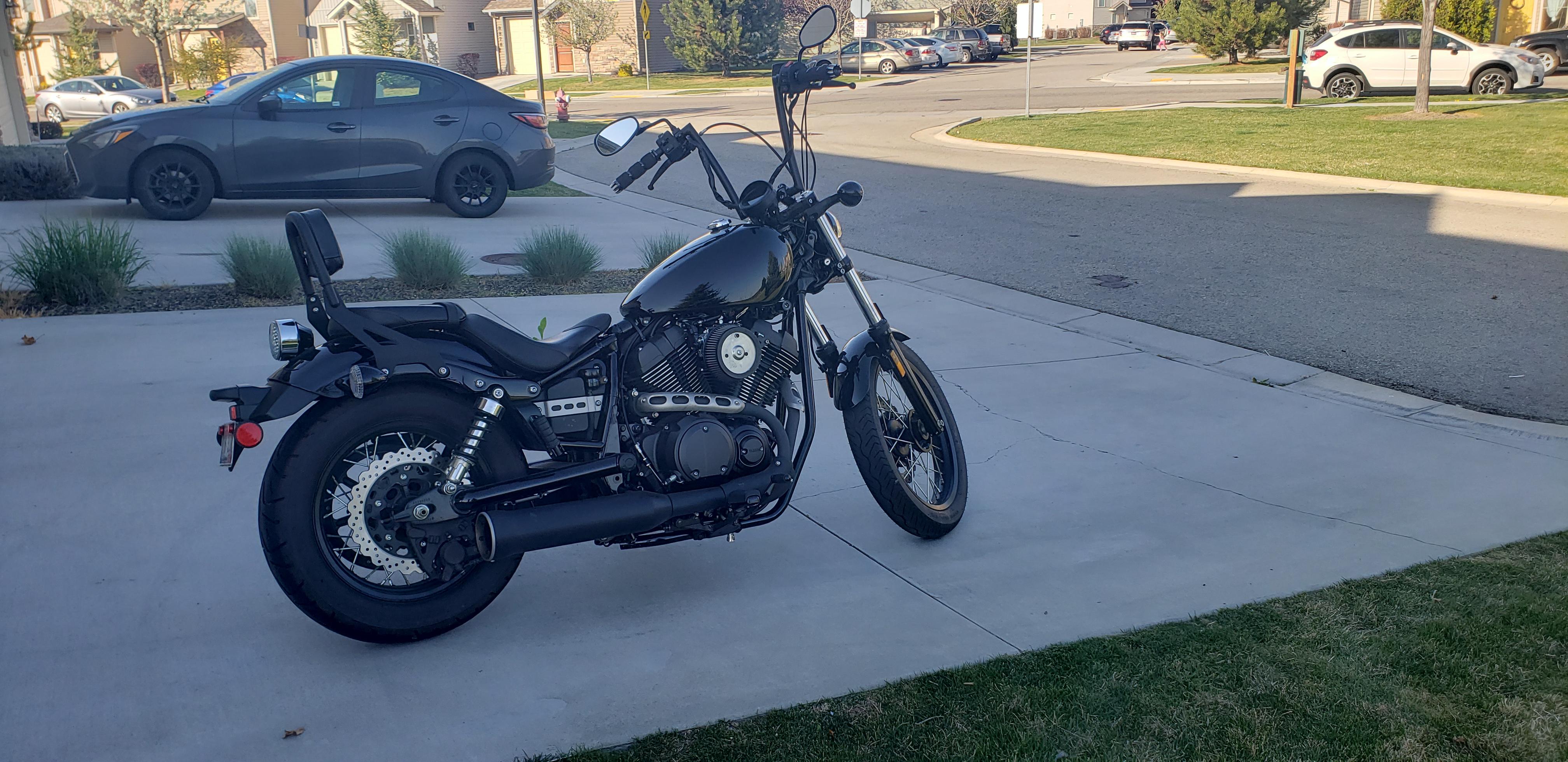 12" apes finally installed on the bolt with the help of a friend. r