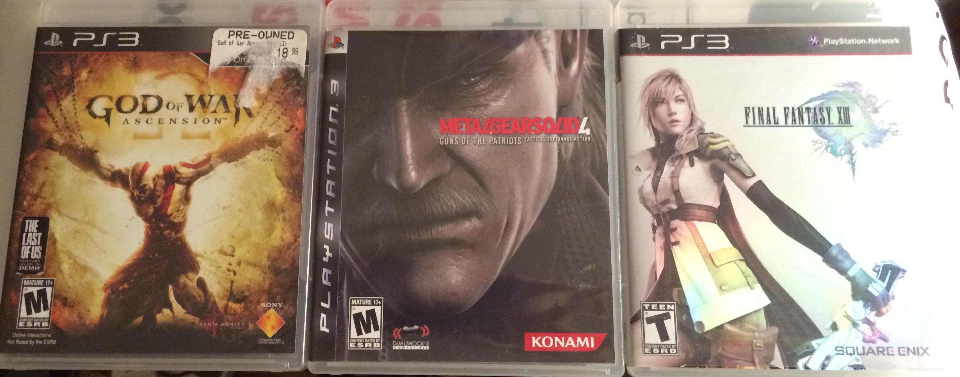 Pawn shop pickups for 2 each r/PS3