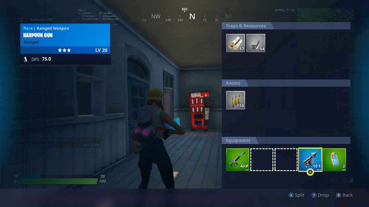 Just found a Harpoon Gun from a chest r/FortNiteBR