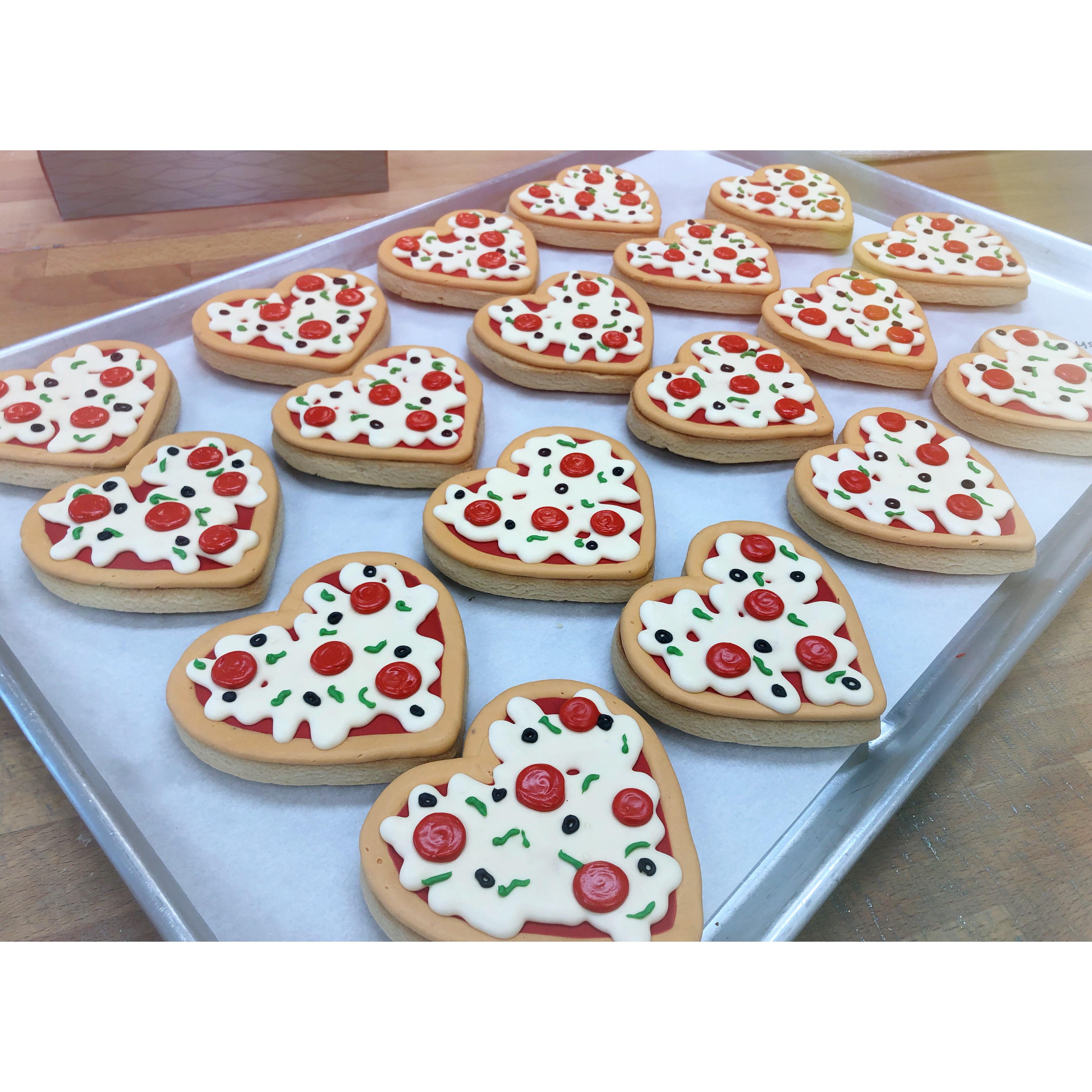 Pizza hearts! r/Baking