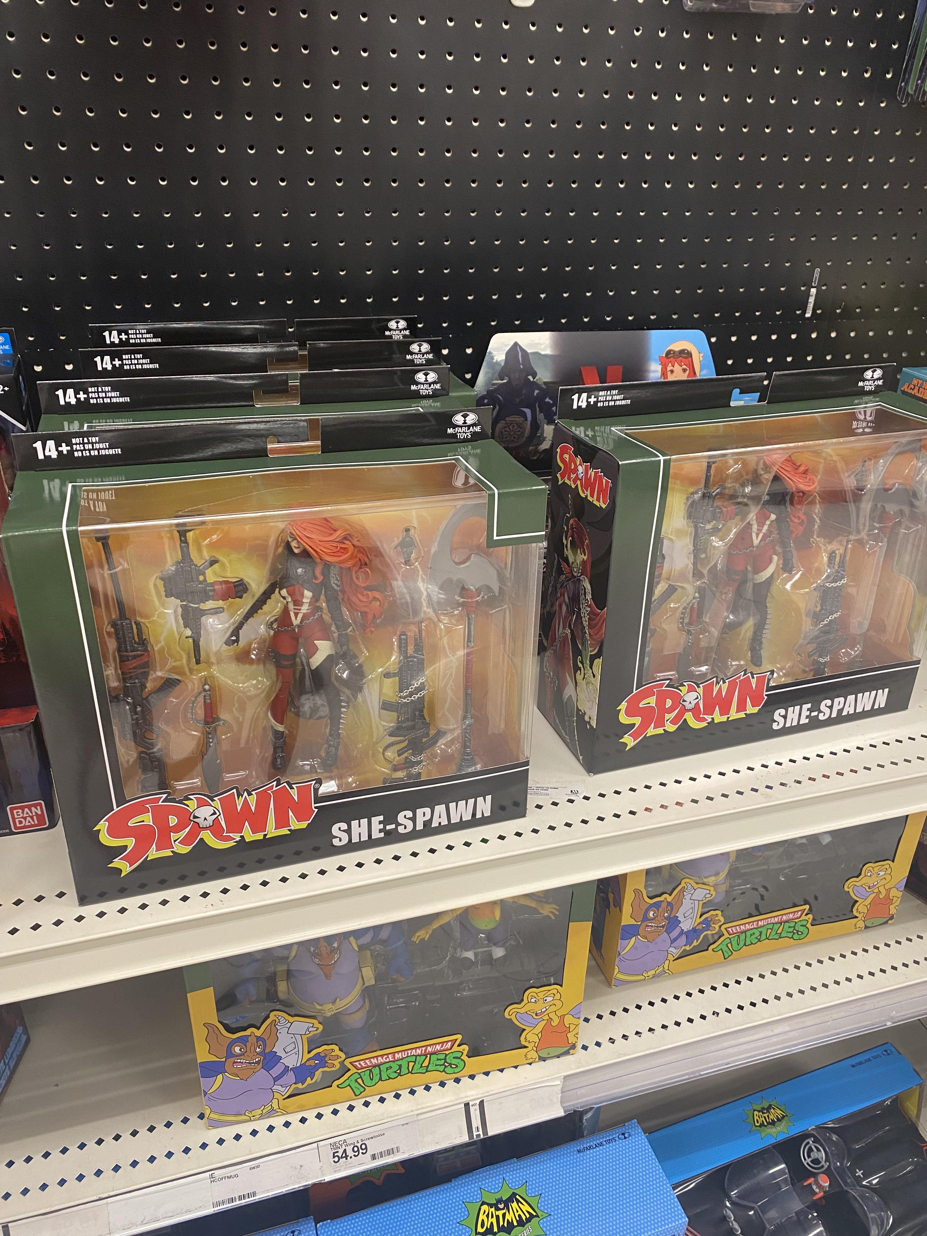 Spotted a full shelf, Glendale, Arizona McFarlaneFigures