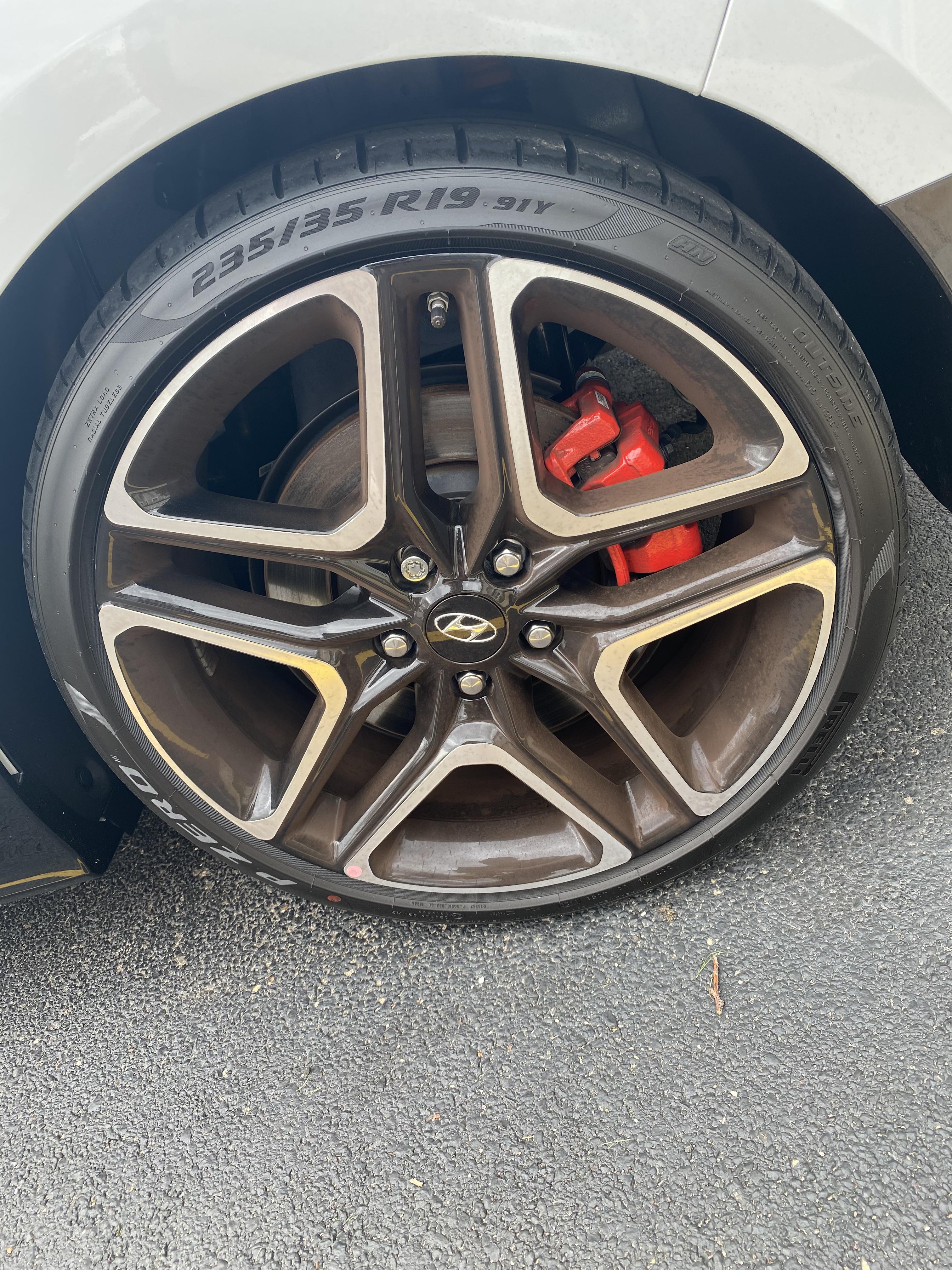 Anybody else get this much brake dust? This is after 100 miles. It may