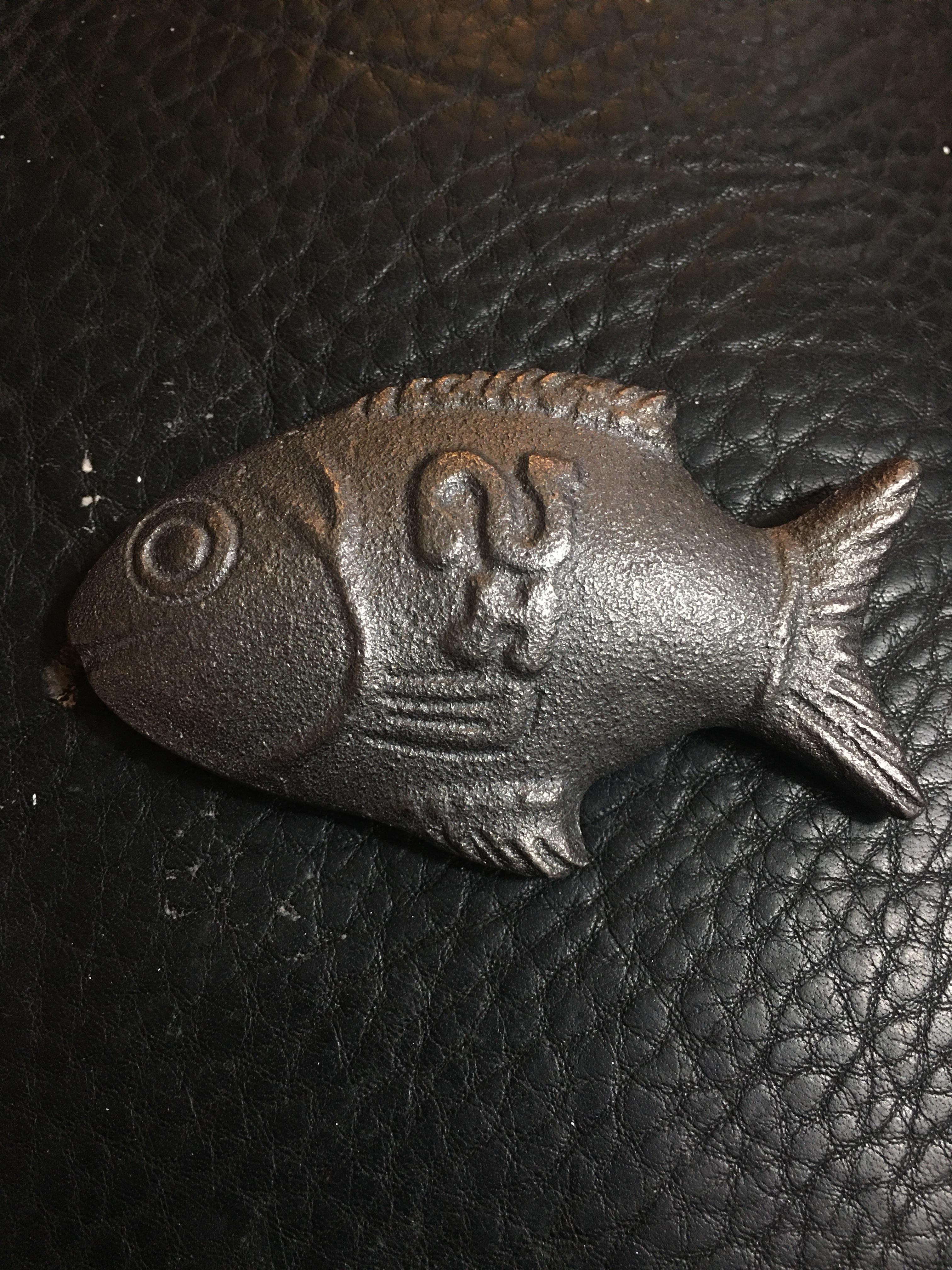 What is this heavy, metal fish? Found in a bag of random oddities at a