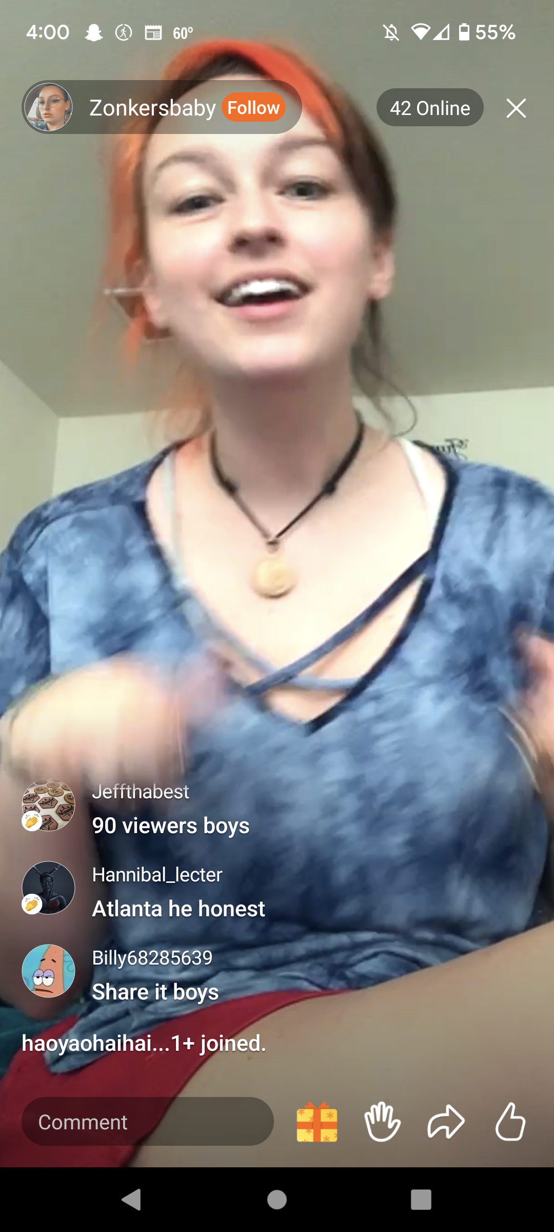 Dnd at 90 viewers on clapper : tiktoknsfw