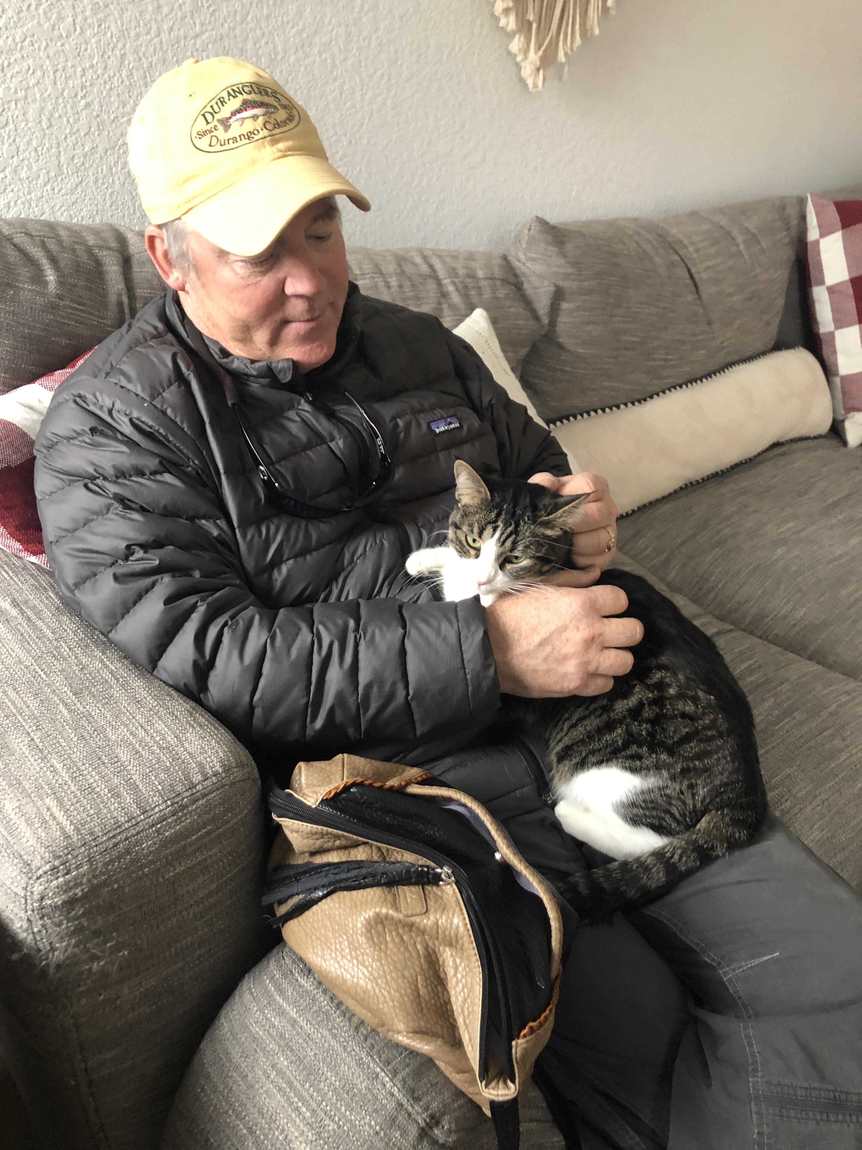 Me “I want to adopt a cat” Dad “Really? But they smell and they