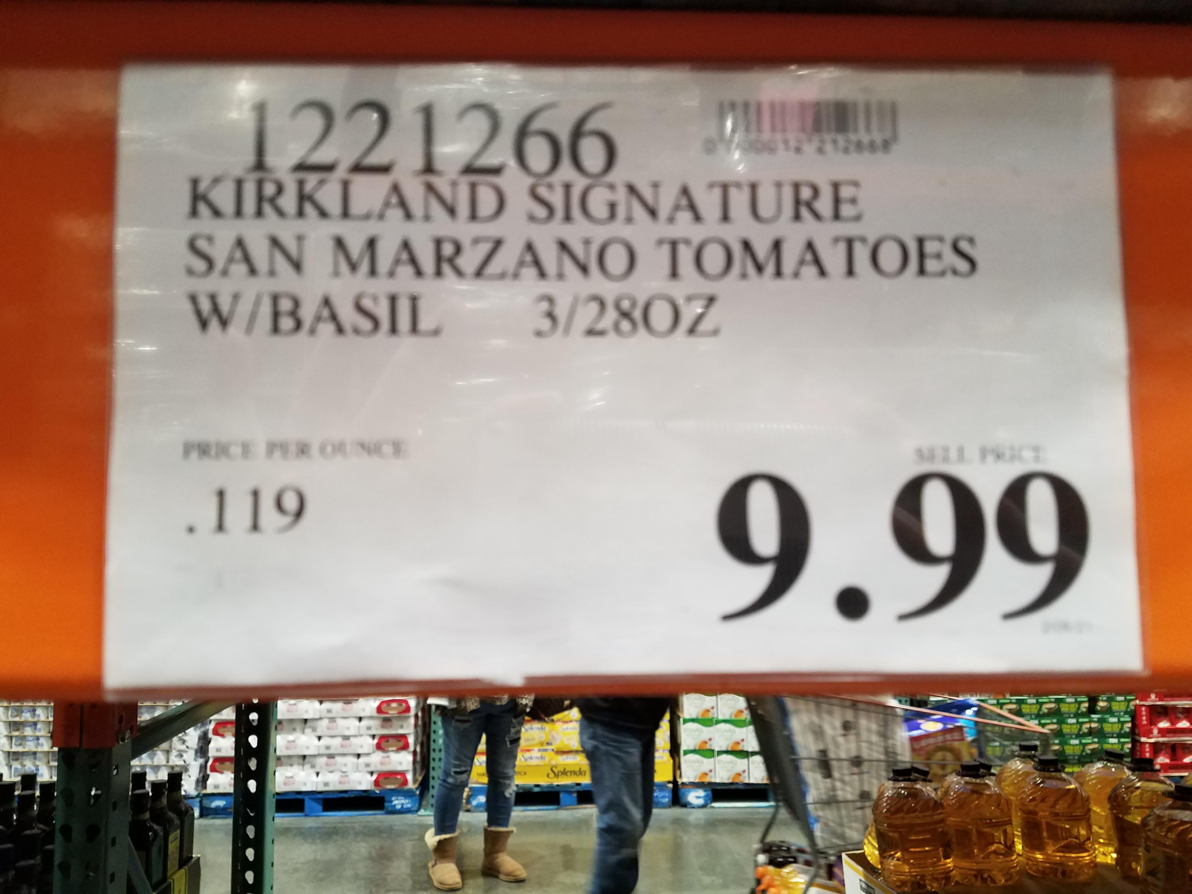 Kirkland Signature San Marzano Whole Peeled Tomatoes at Jill Ross blog