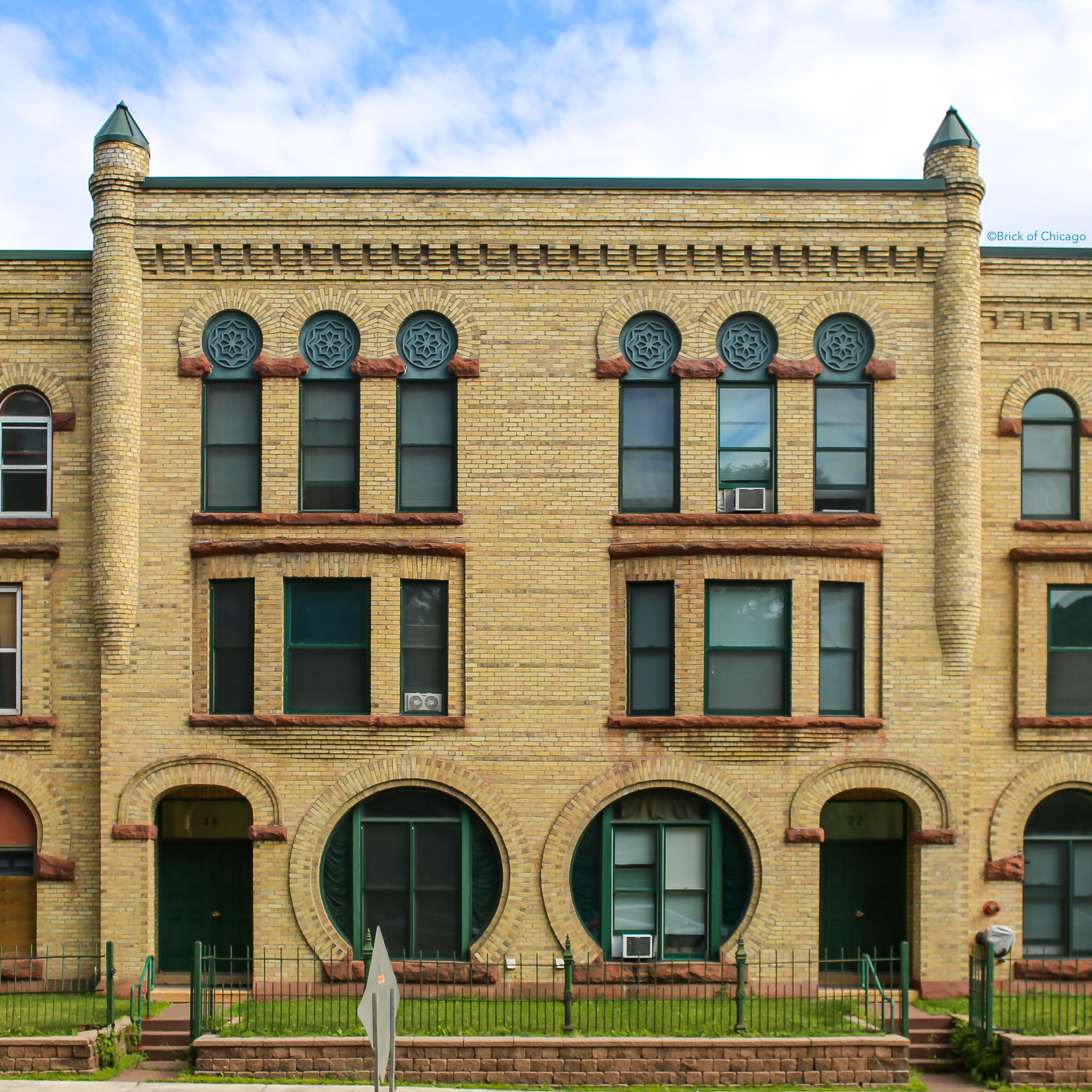 [building] A 1882 Moorish revival apartment building in Duluth