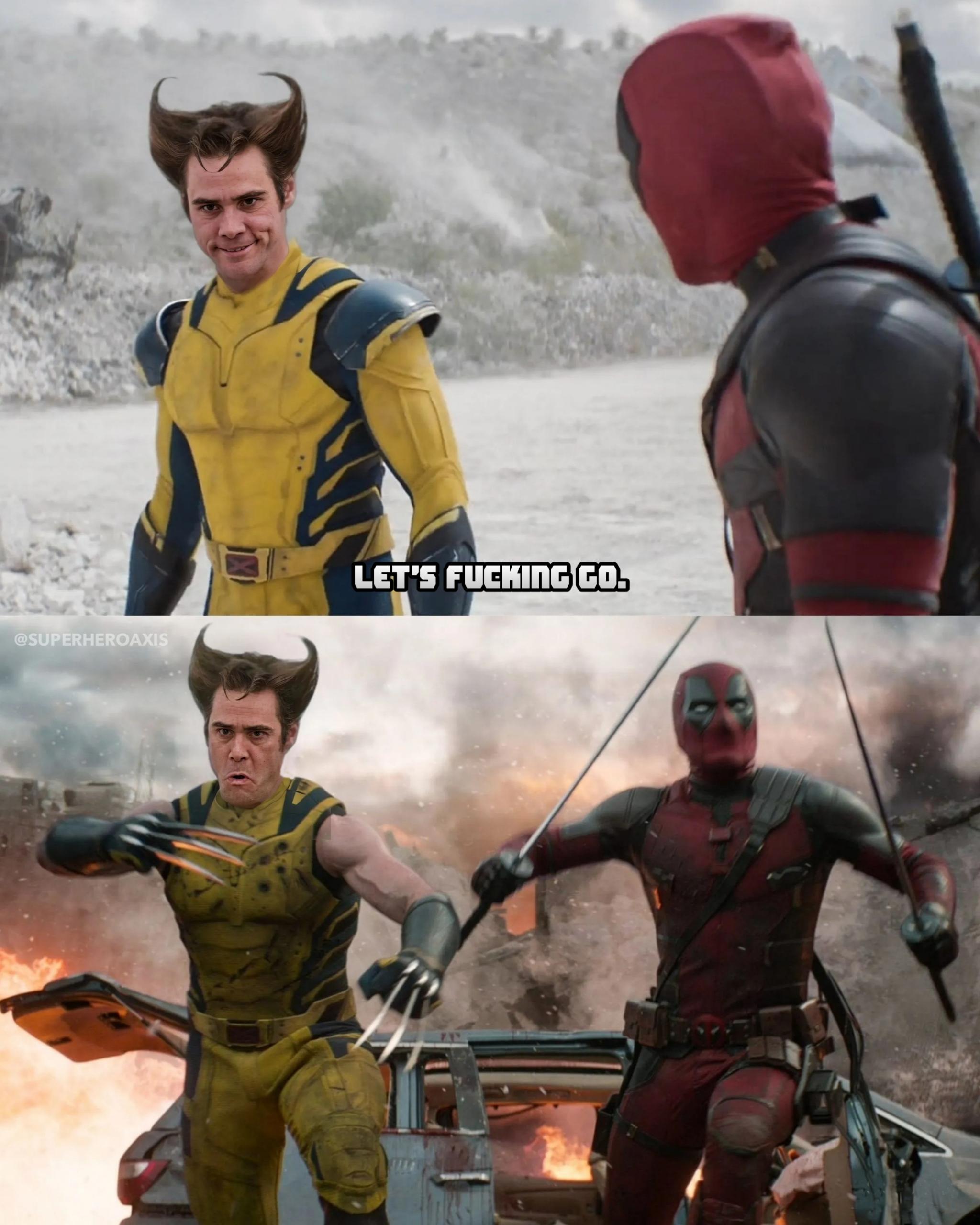 Ace Ventura as Wolverine variant. r/marvelmemes