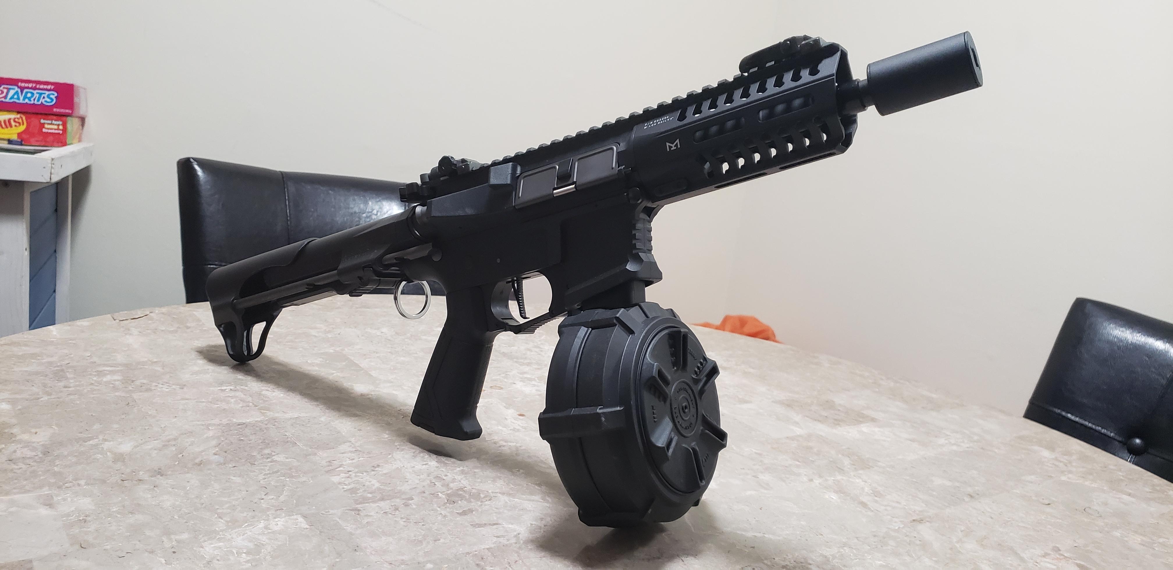 Saw everyone posting there ARP9's here's mine with a drum mag and