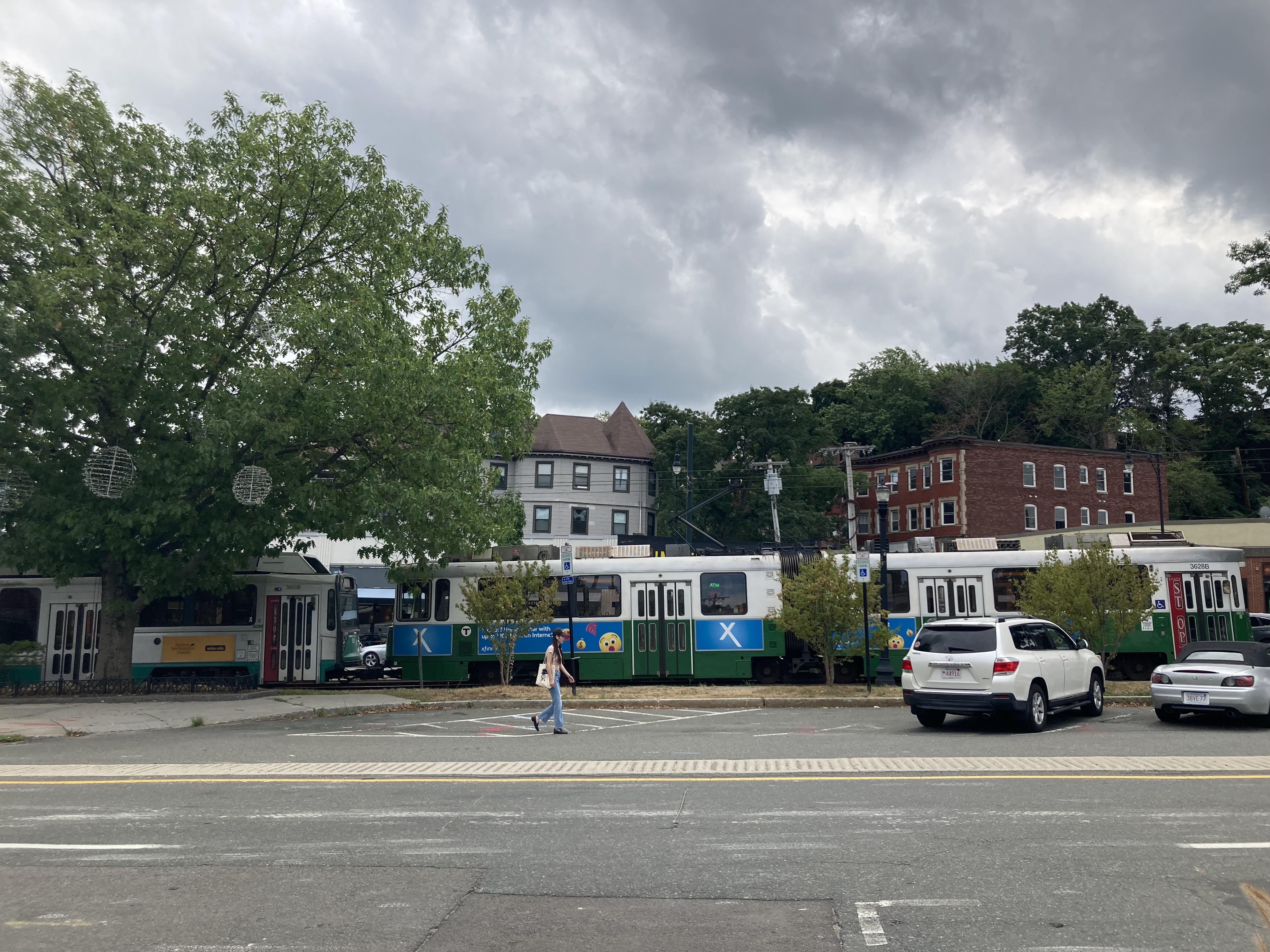 T broken down…Green Line at Washington square r/boston