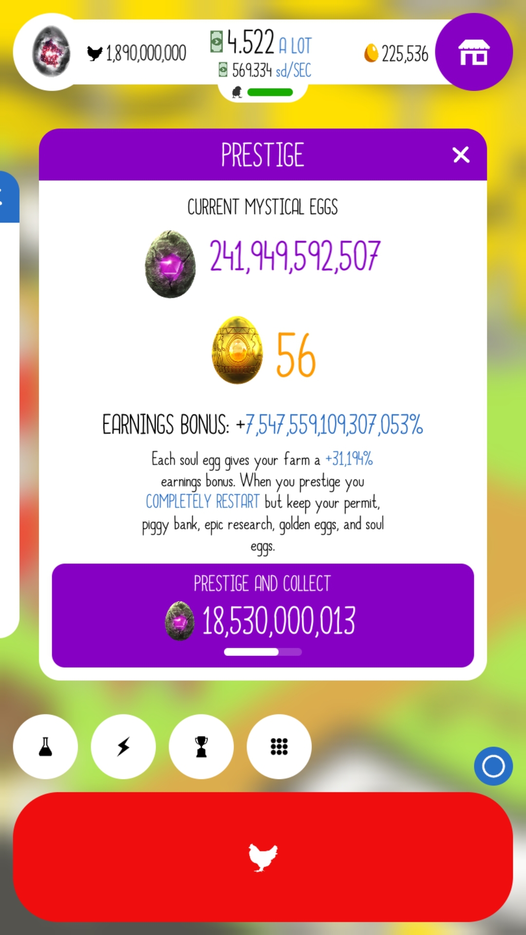 This is the maximum number of Prophecy Eggs (at least until the Easter