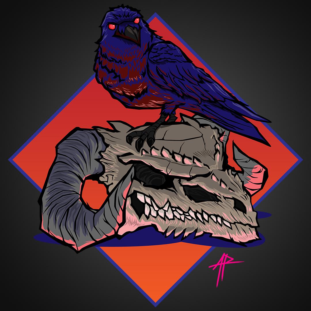 Crow Omen r/AdobeIllustrator