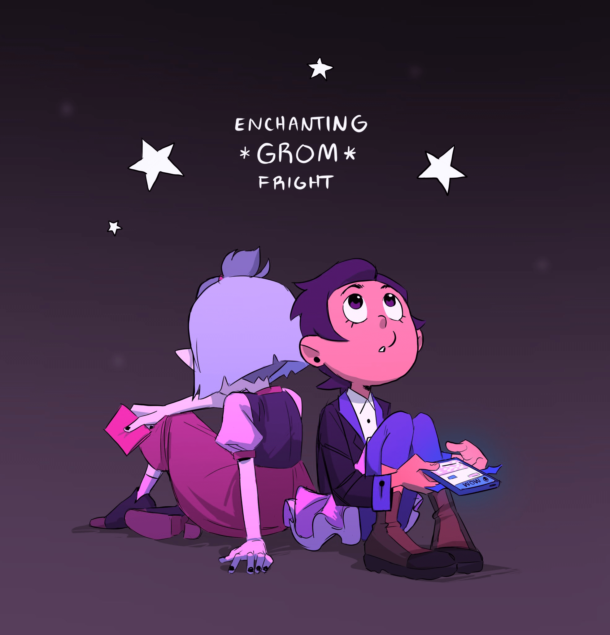 Promo art for "Enchanting Grom Fright" r/TheOwlHouse