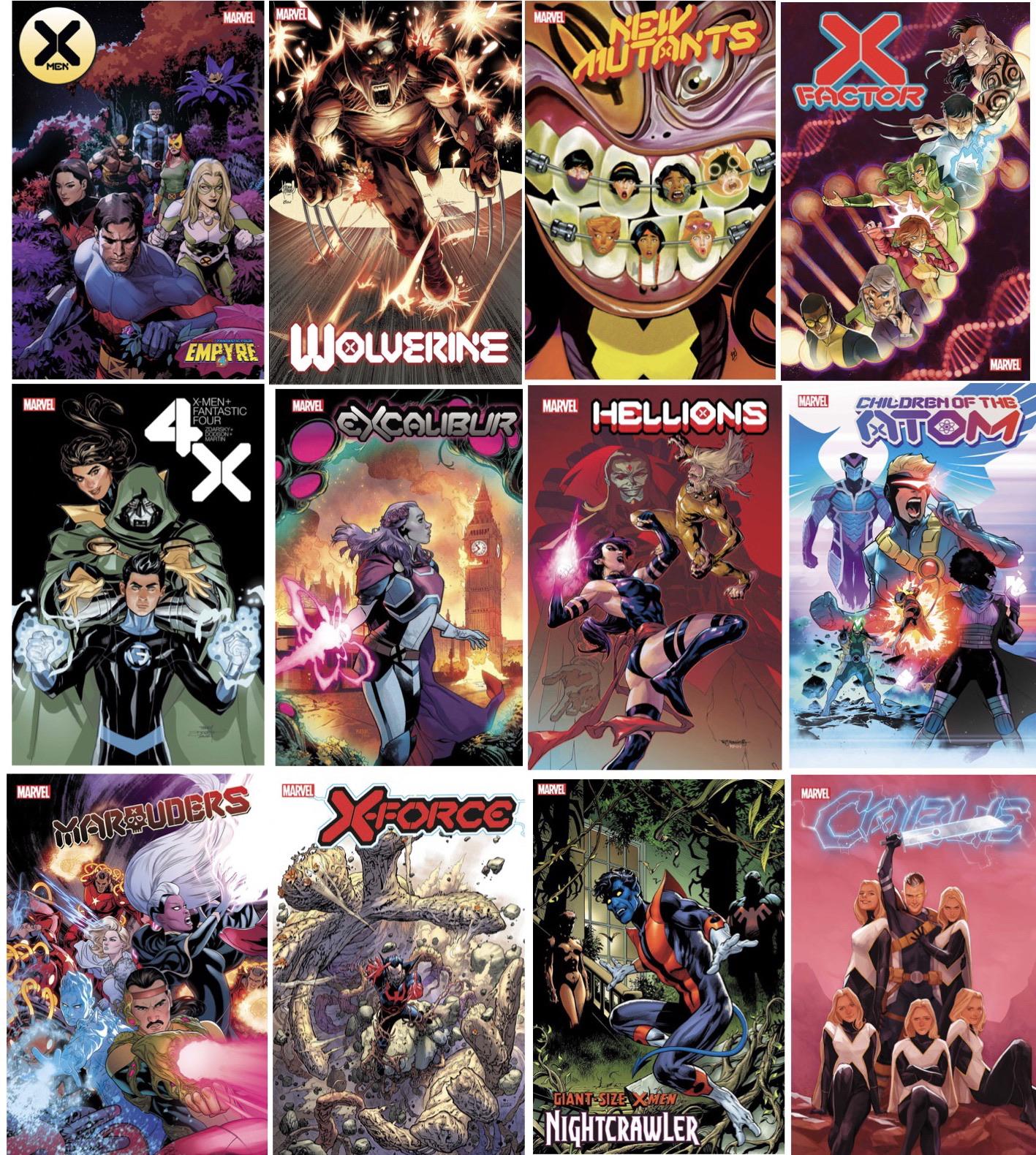 April 2020 Dawn of X Books xmen