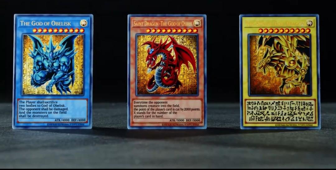 New TCG Announcement Stainless Steel Egyptian God Cards r/yugioh