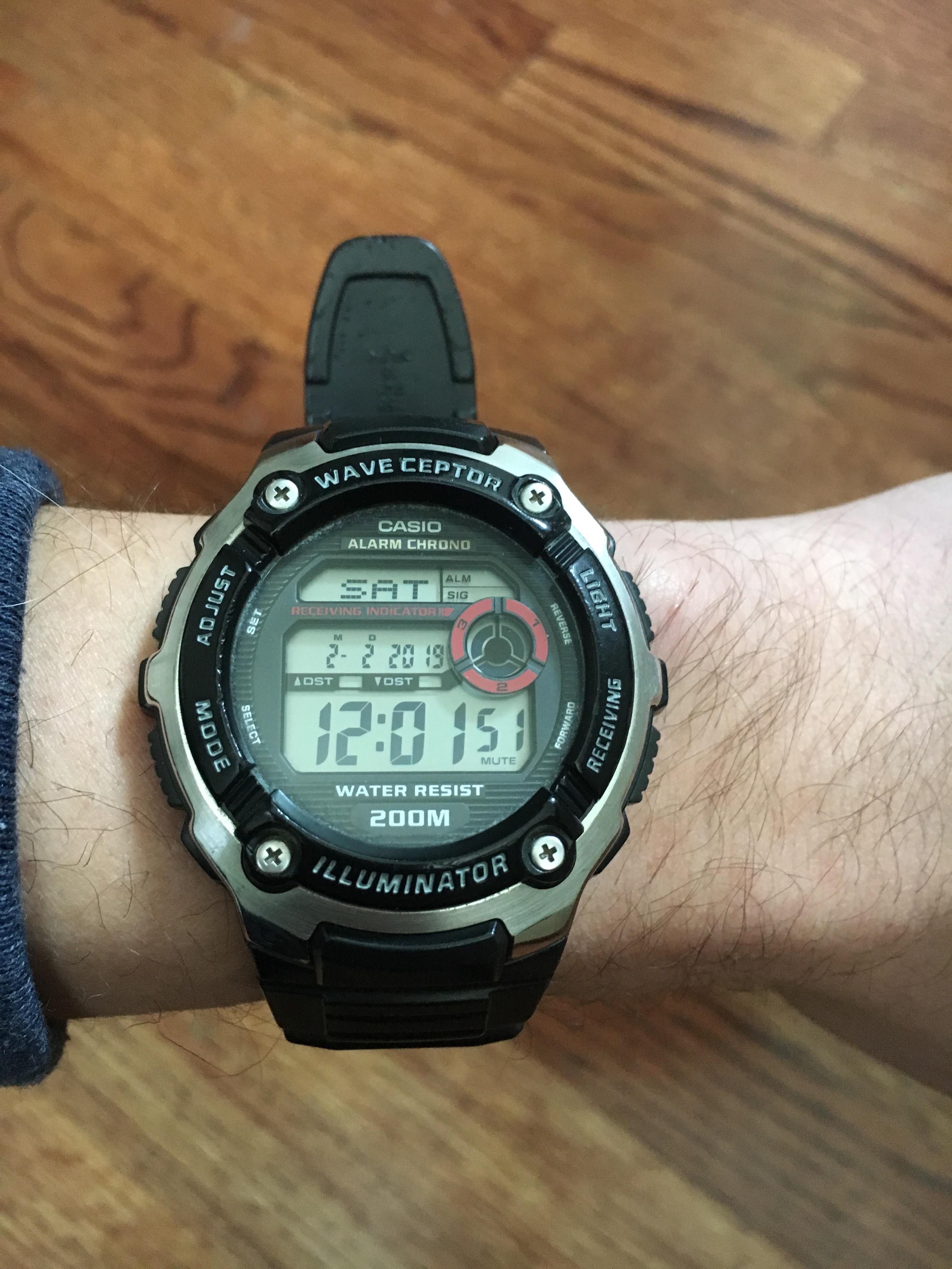[Casio Waveceptor] getting wrist time r/Watches