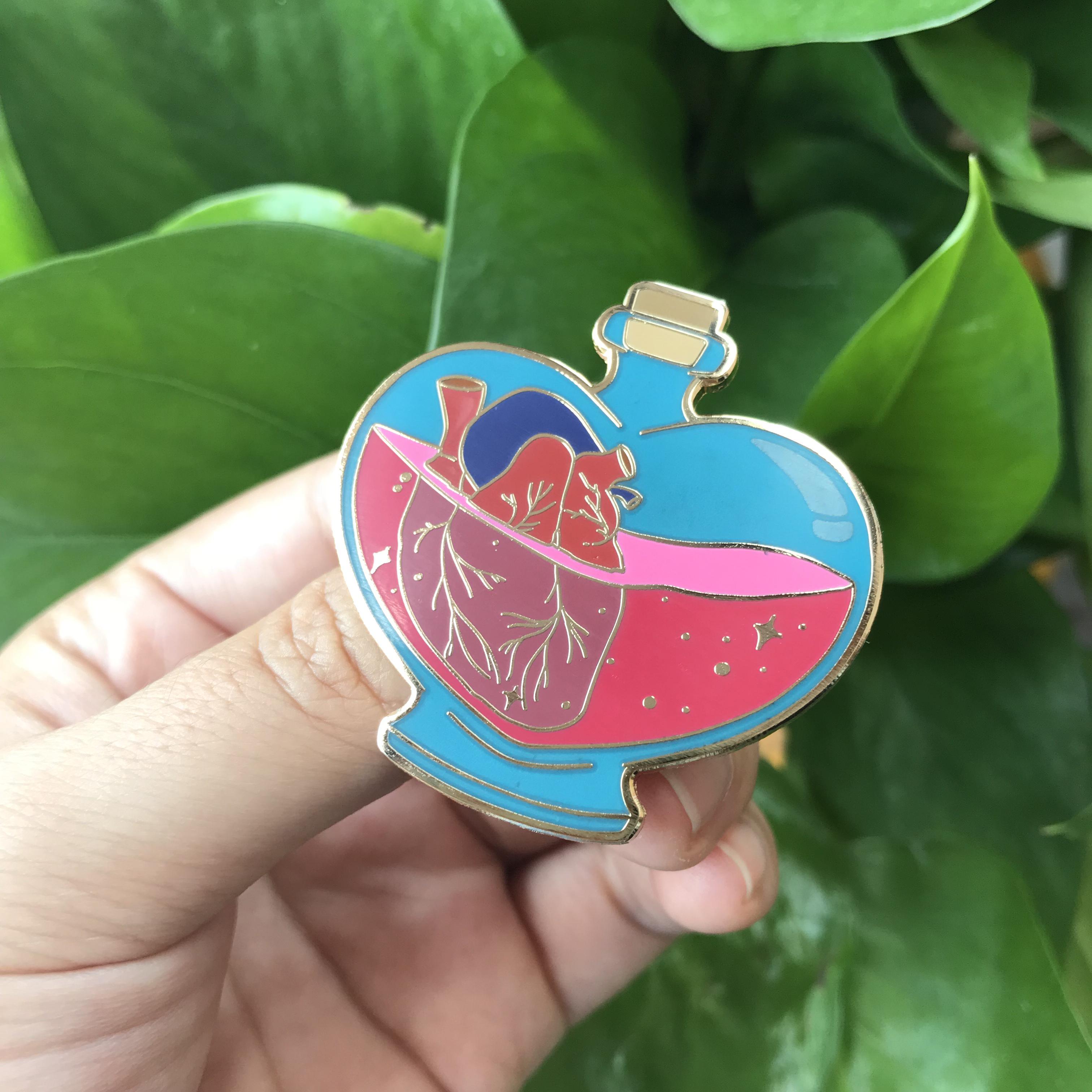 My enamel pin sample for my Kickstarter came in! r/EnamelPins