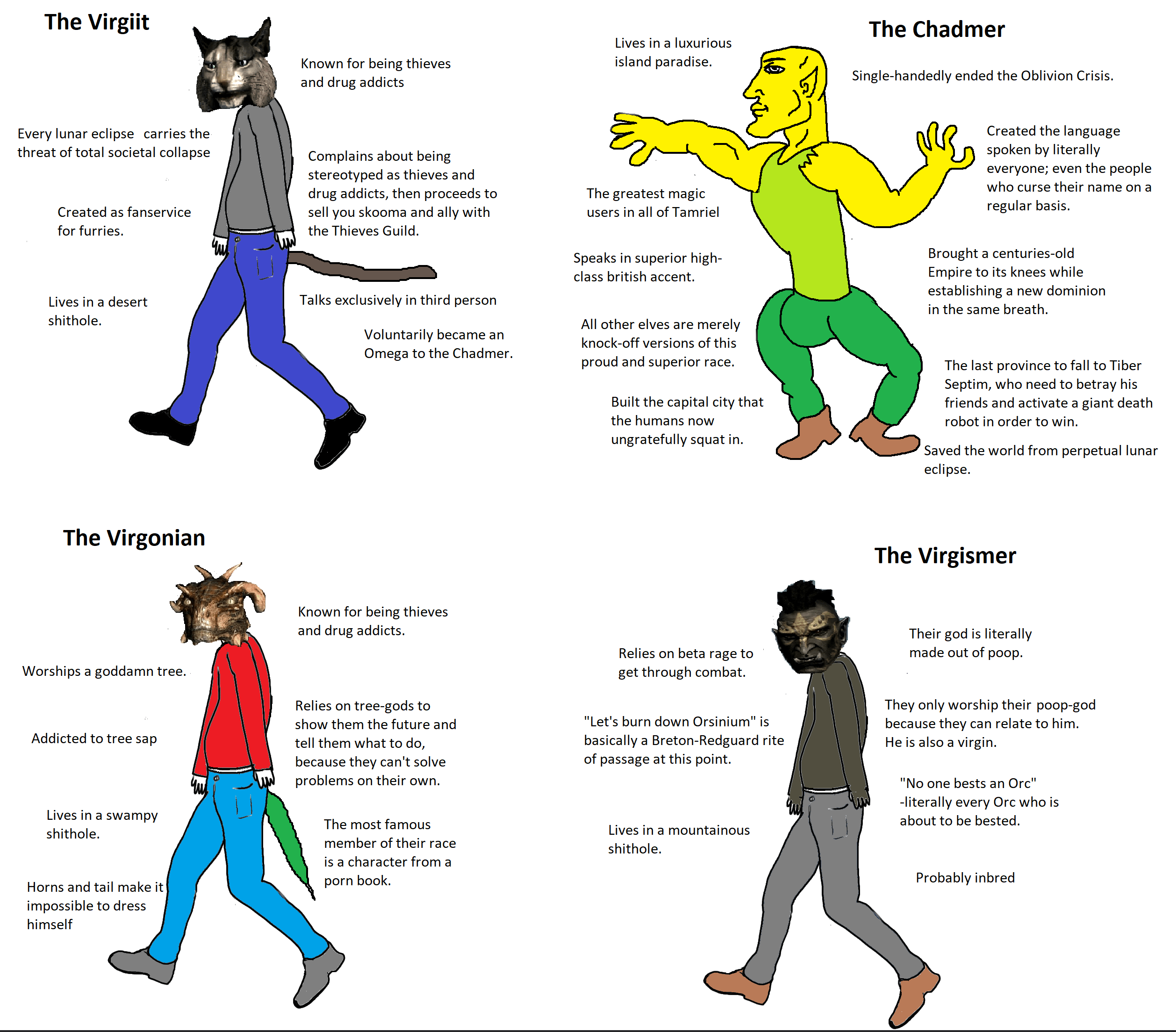 High Elven supremacy is the only truth, petty humans