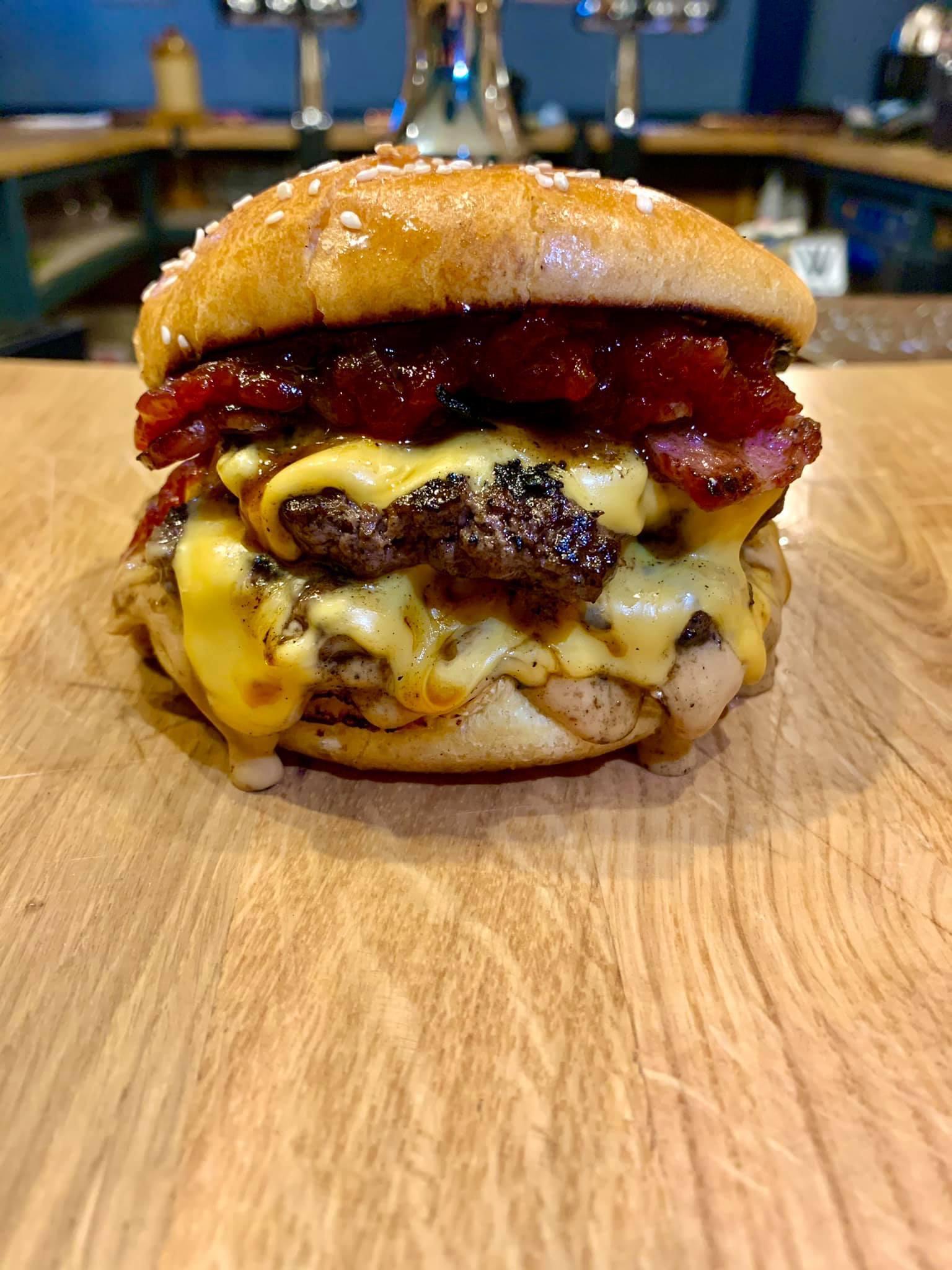 Peanut butter and chilli jam r/burgers