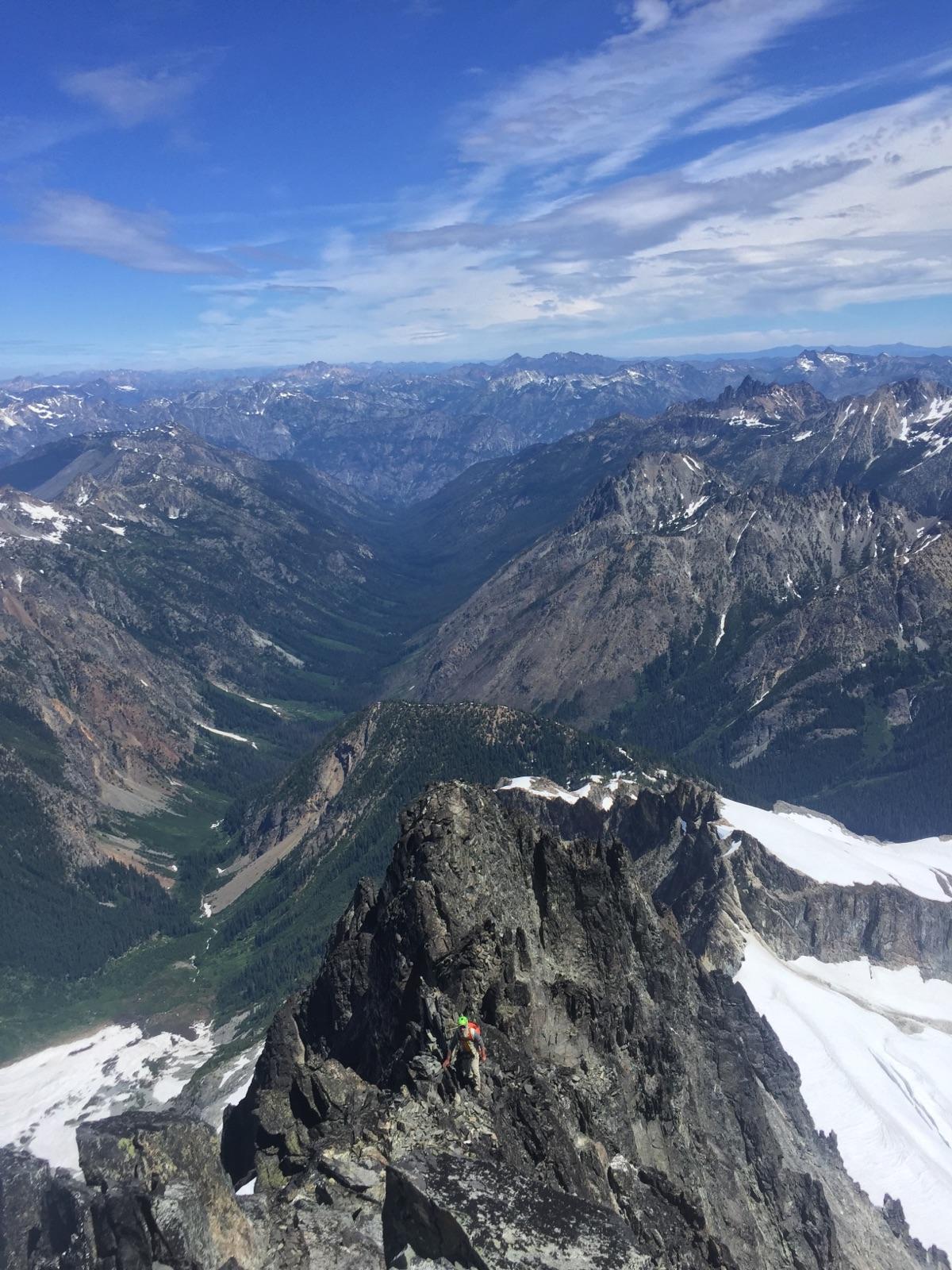 Nearing the top of Bonanza Peak, WA r/climbing