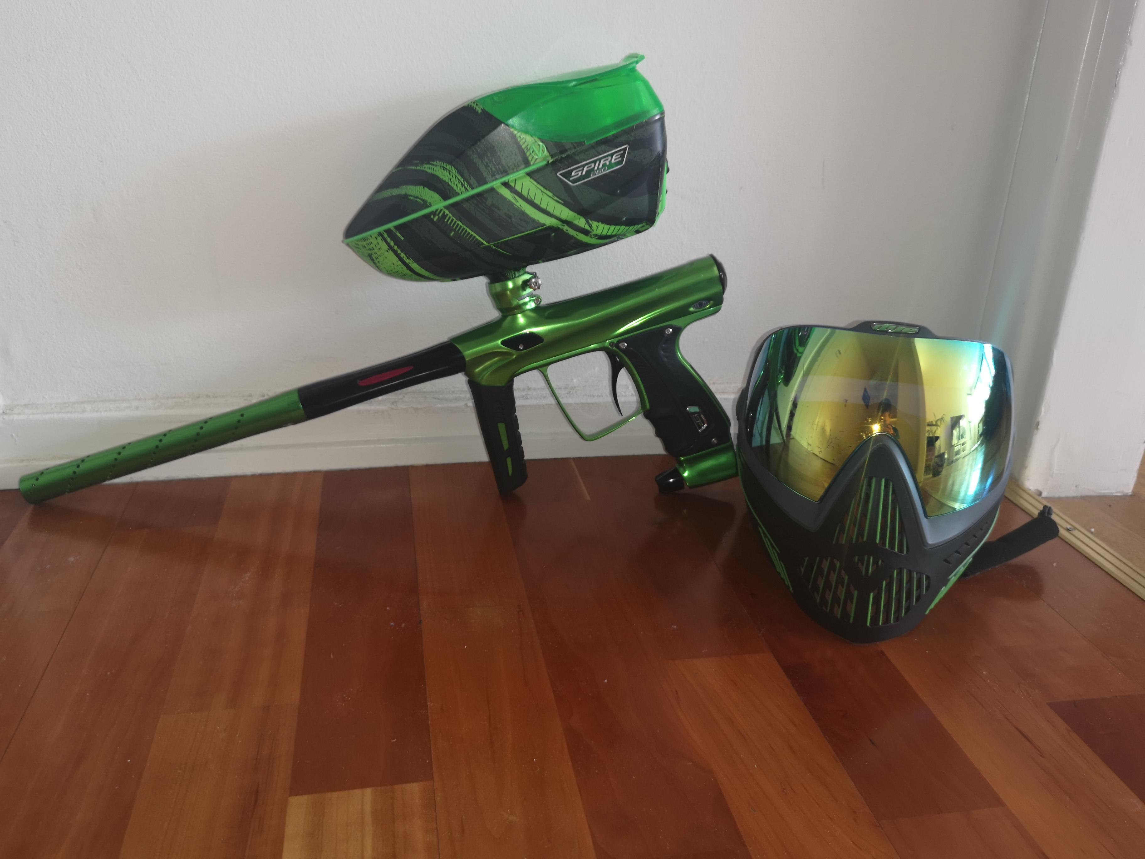 First setup😍 Bought the gun and hopper used for a great price r/paintball