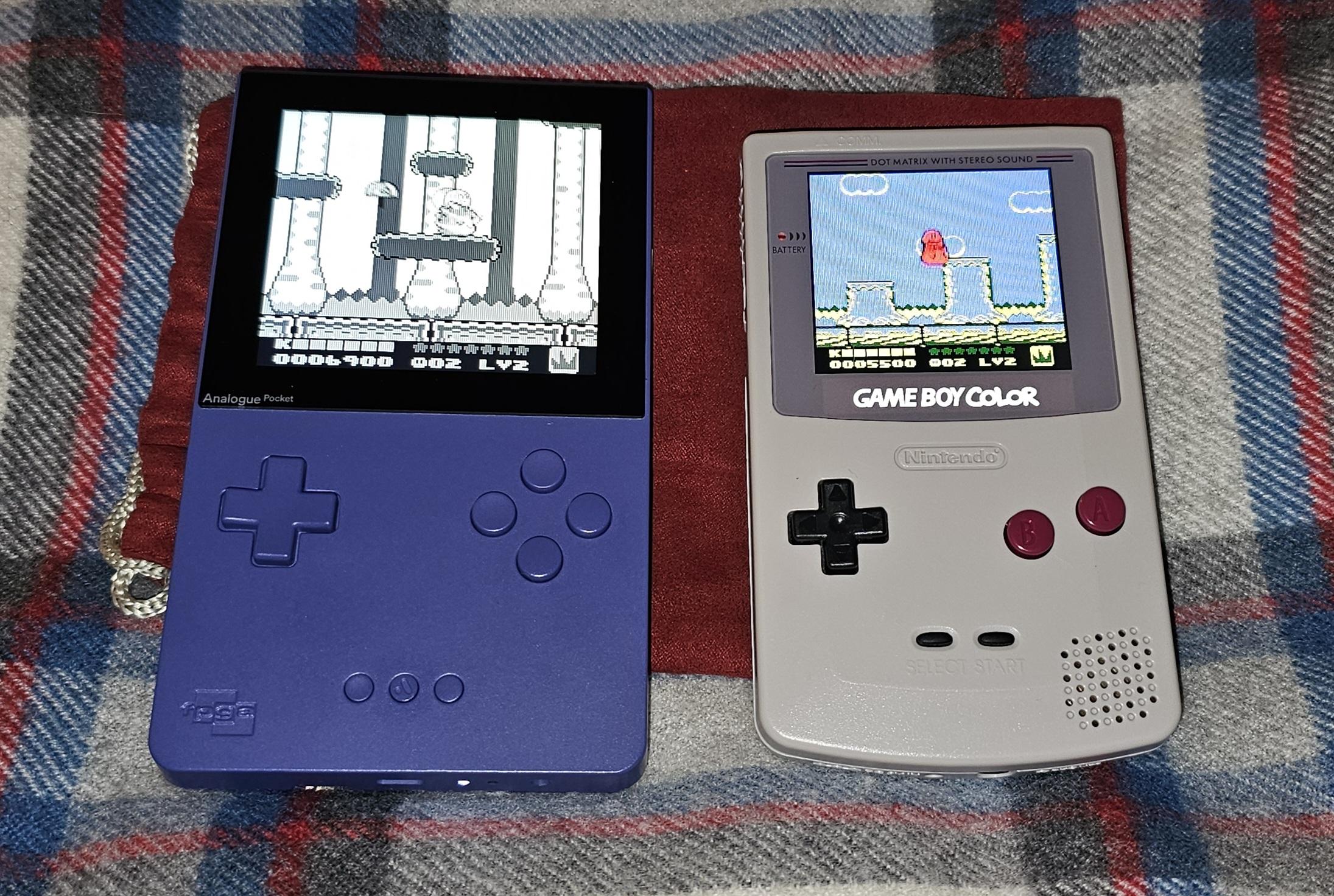 Is there a trick to getting the Pocket to display GB games in the GBC