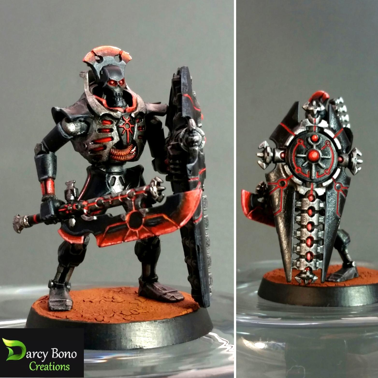 Necron Lychguard the first 40K model I ever painted. r/Warhammer40k